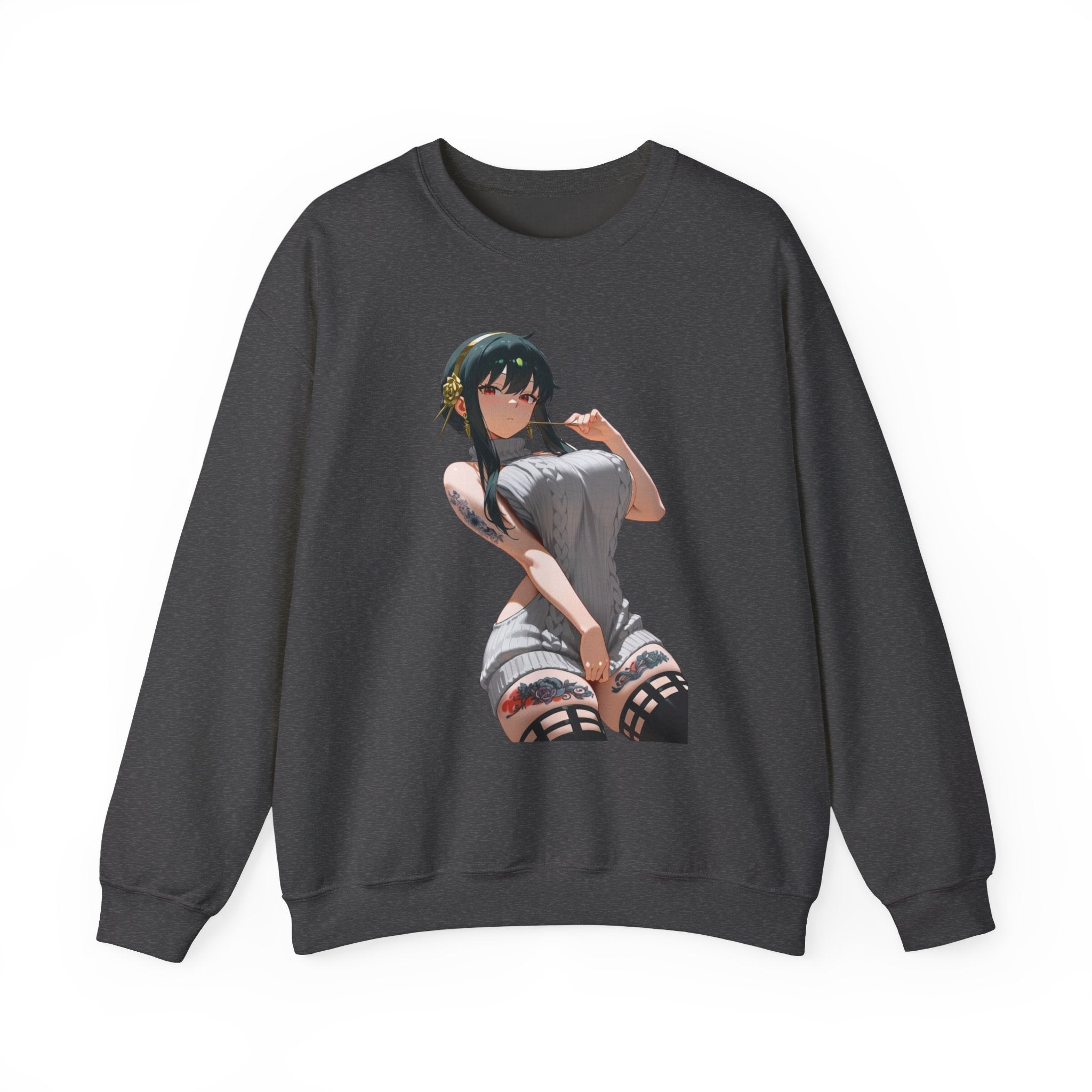 Yor Forger Sexy Tattooed Unisex Heavy Blend™ Crewneck Sweatshirt
