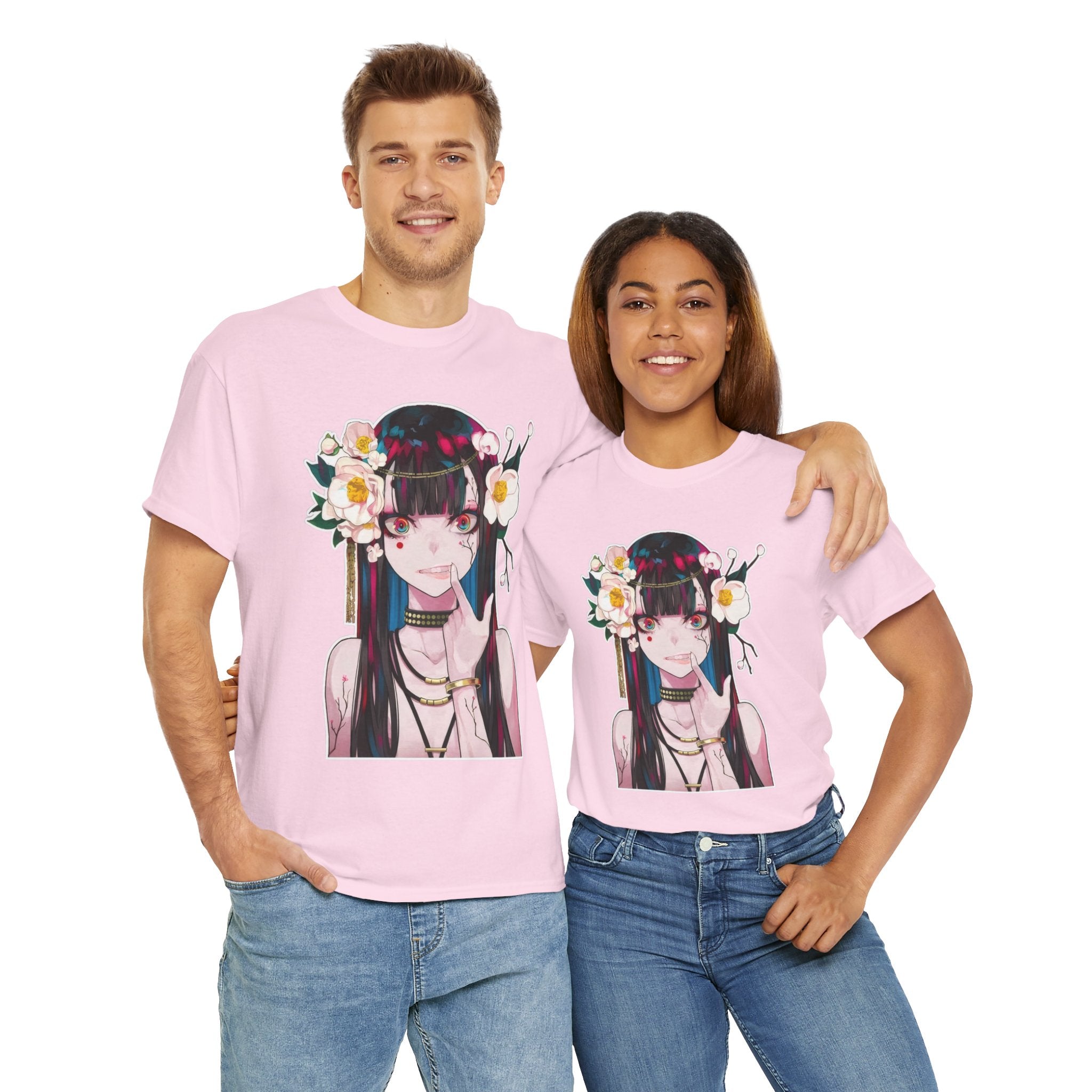 Vampire Girl Dark Fantasy Unisex Heavy Cotton Tee