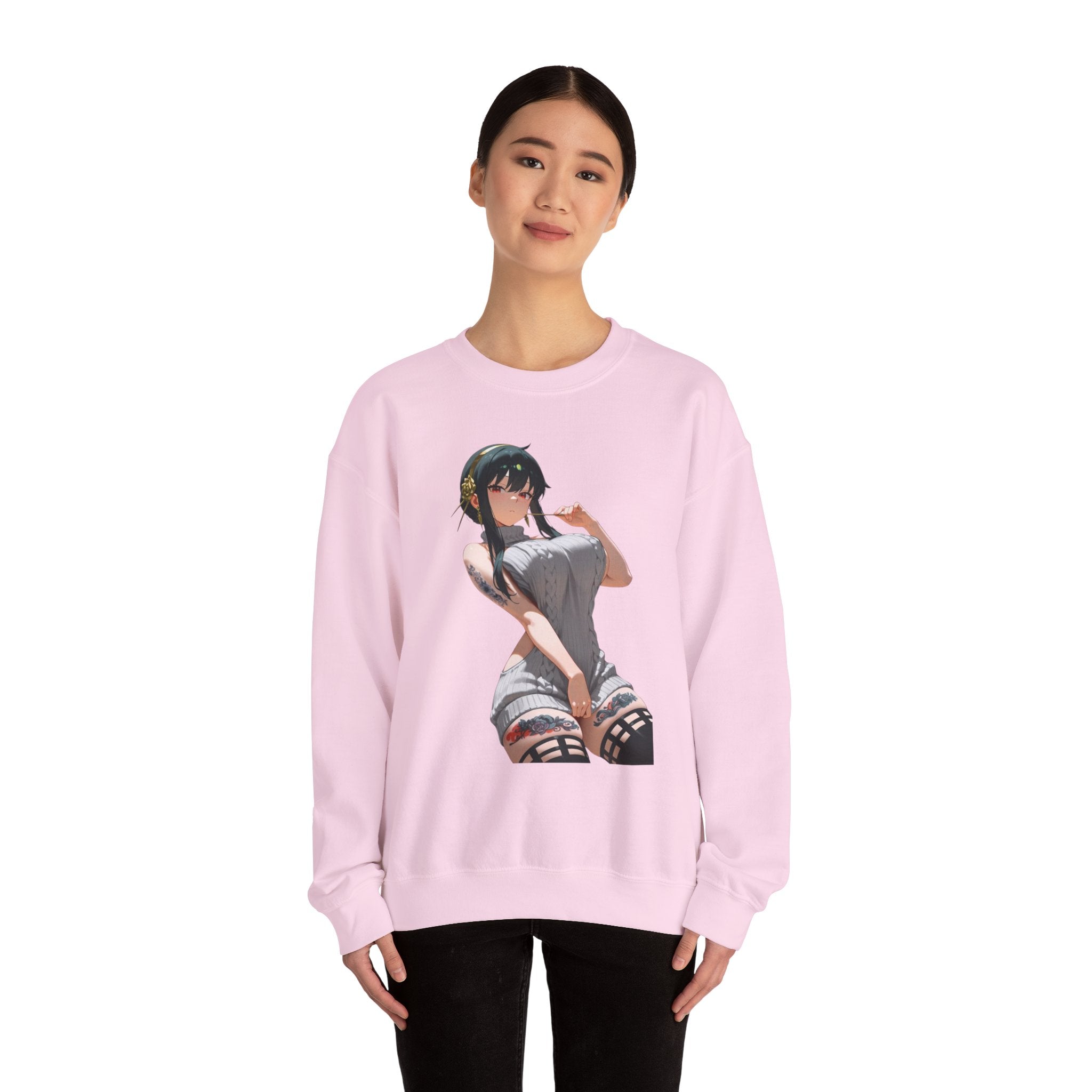 Yor Forger Sexy Tattooed Unisex Heavy Blend™ Crewneck Sweatshirt