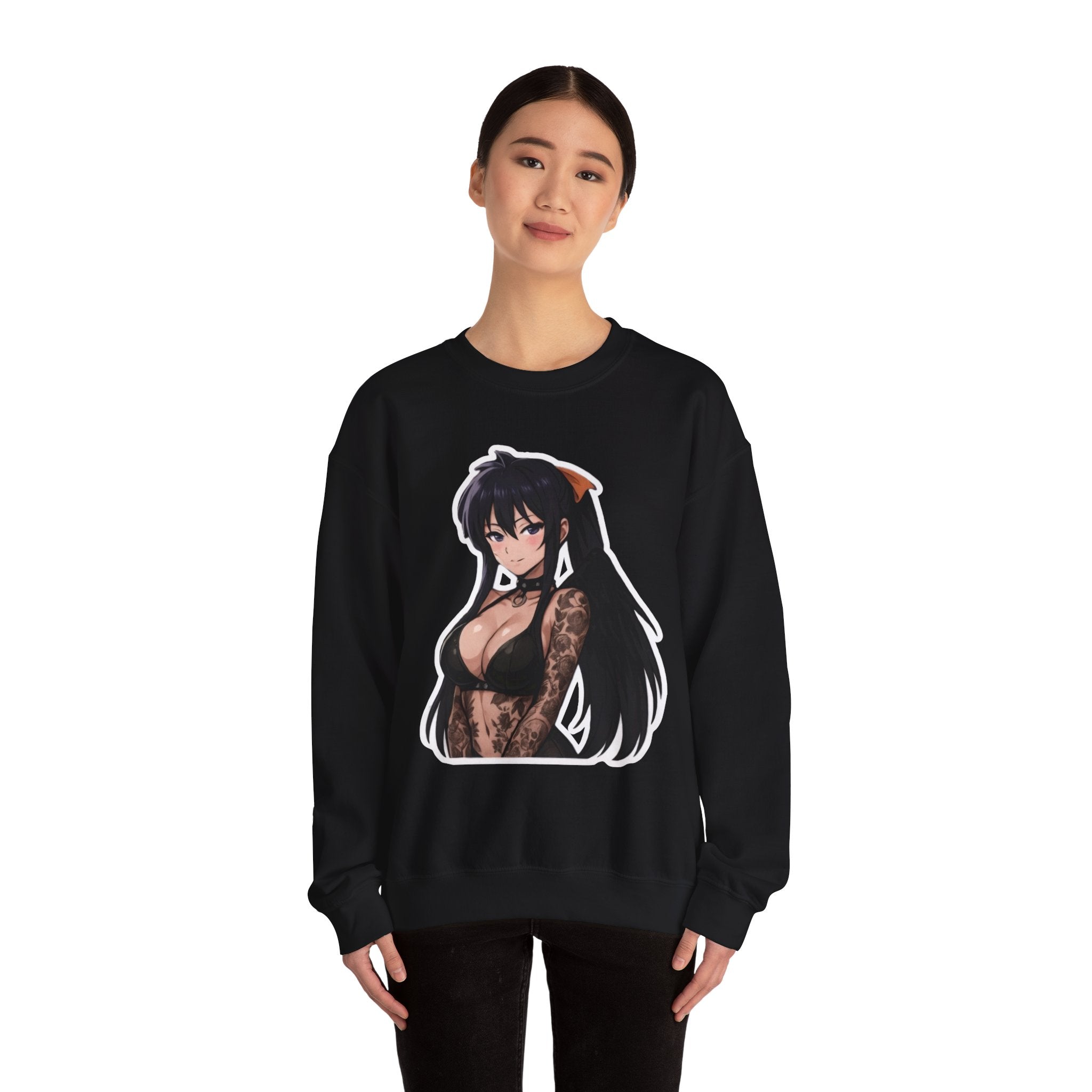 Akeno Himejima Unisex Heavy Blend™ Crewneck Sweatshirt
