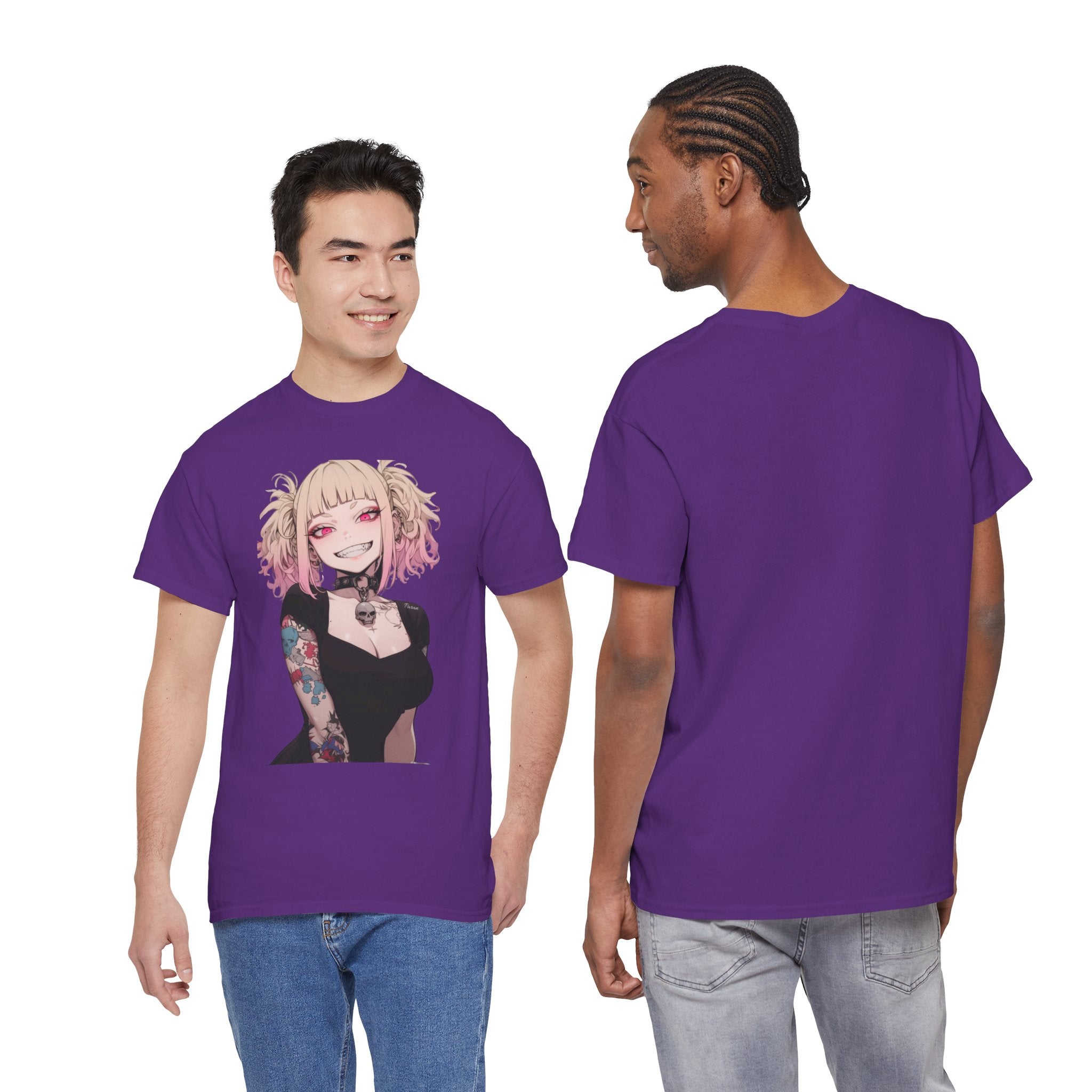 Gothic Himiko Toga Tattooed Crazy Unisex Heavy Cotton Tee