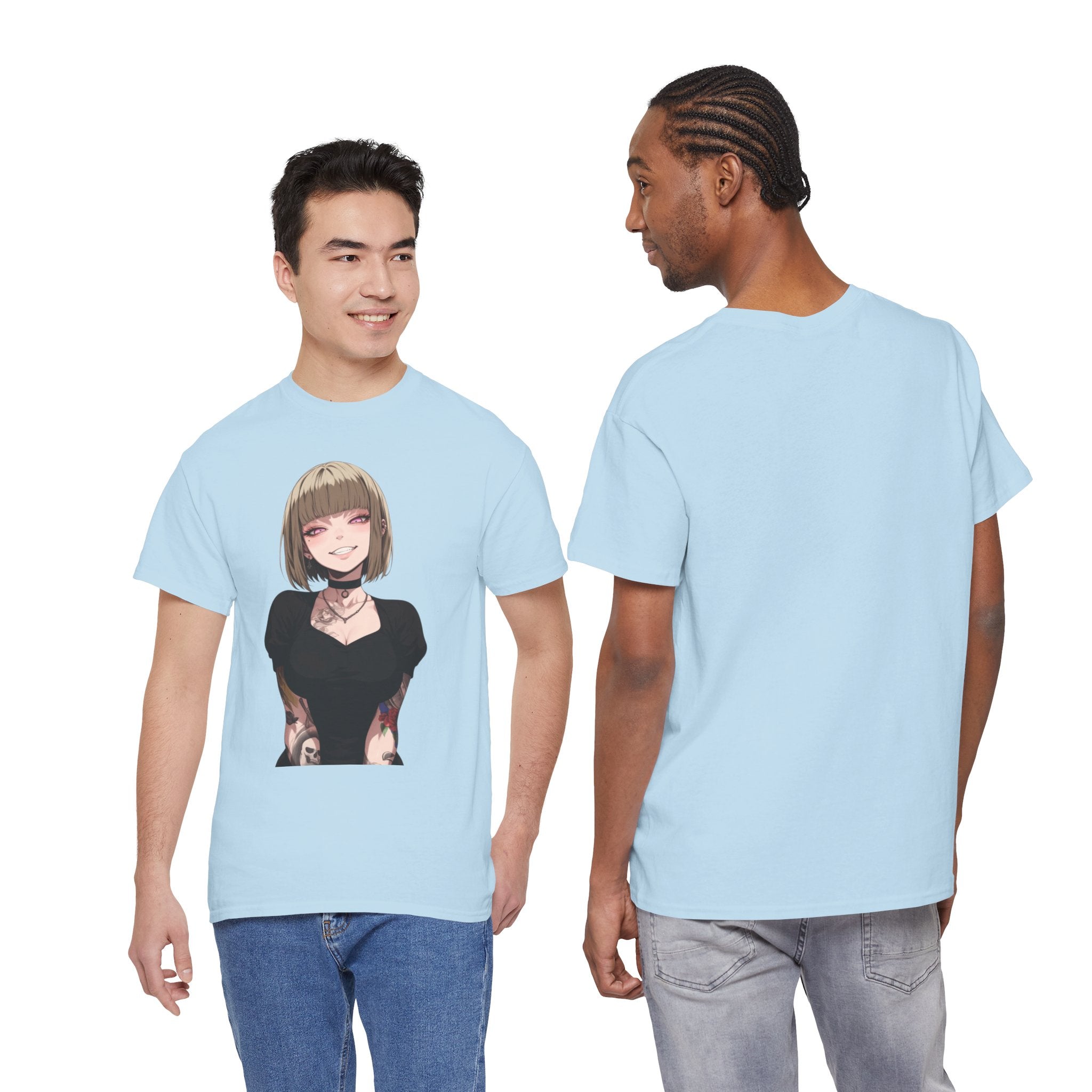 Sexy Style Himiko Toga Skull Tattooed Unisex Heavy Cotton Tee