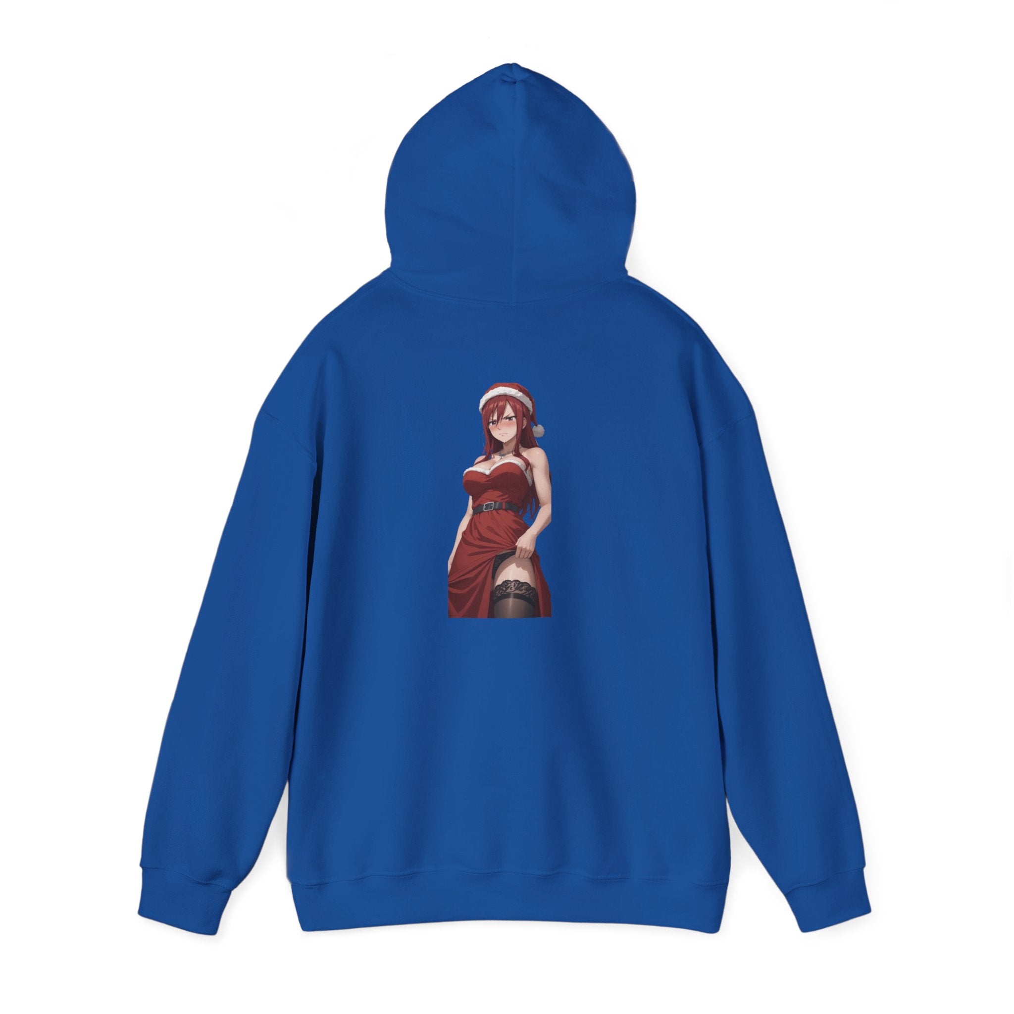 Ezra Scarlet Christmas Themed Angry Anime Unisex Heavy Blend™ Hooded Sweatshirt