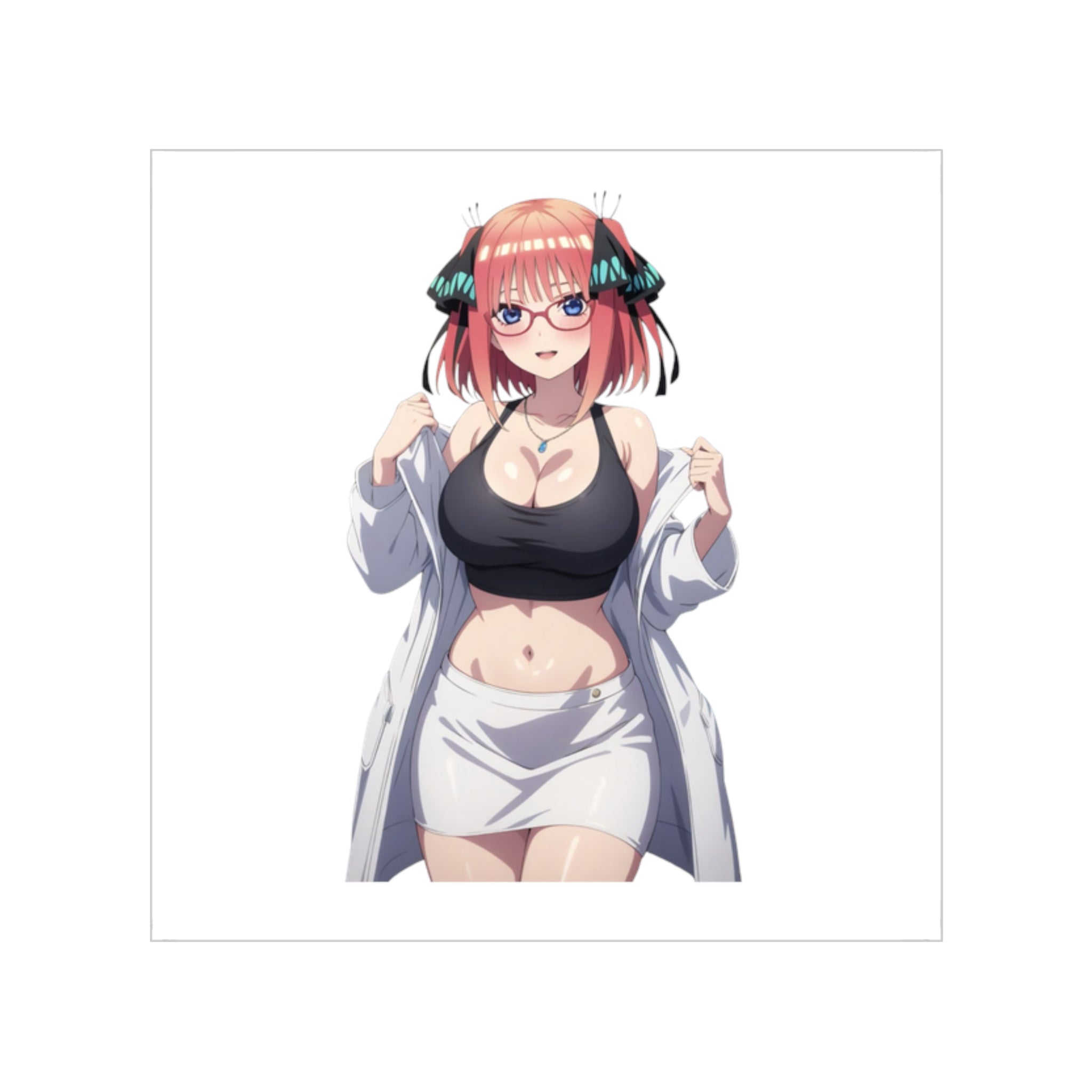 Nino Nakano Gym Waifu Sticker