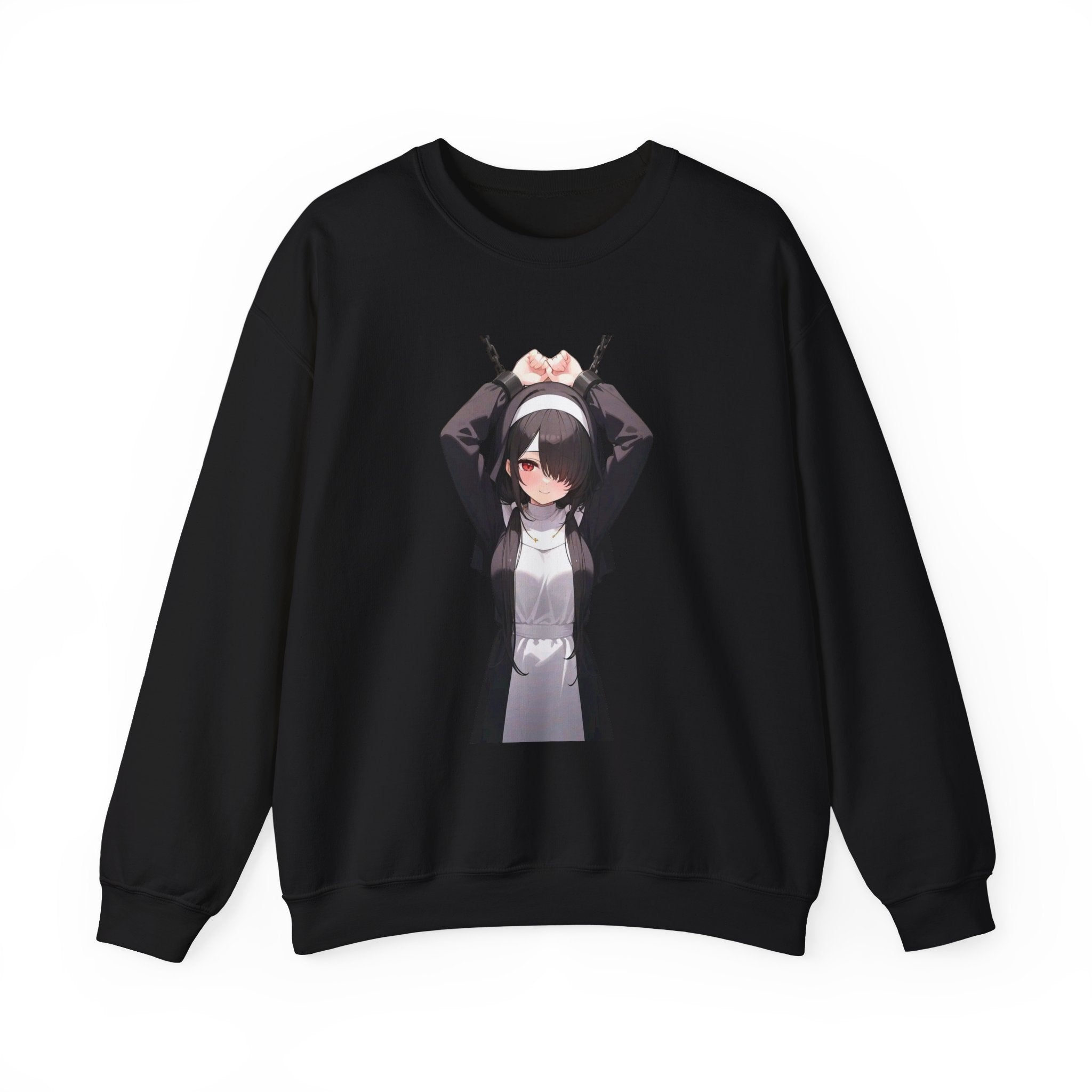 Tokisaki Kurum Nun Gothic Unisex Heavy Blend™ Crewneck Sweatshirt