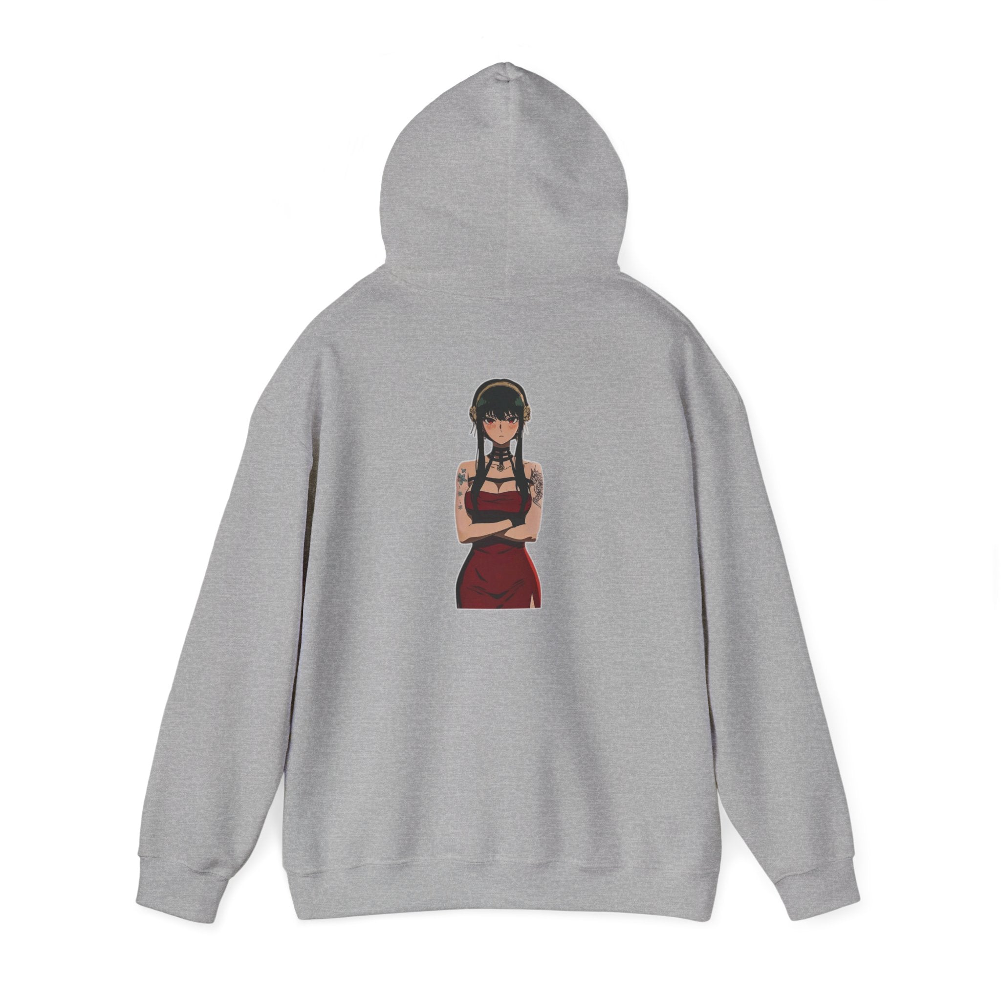 Yor Forger Elegant Tattooed Anime Unisex Heavy Blend™ Hooded Sweatshirt