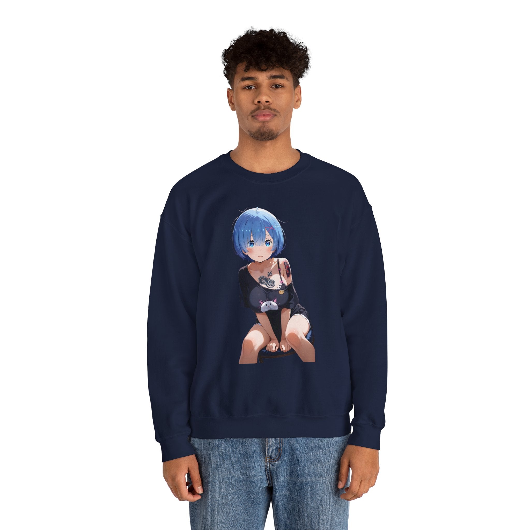 Sexy Rem Tattooed Unisex Heavy Blend™ Crewneck Sweatshirt