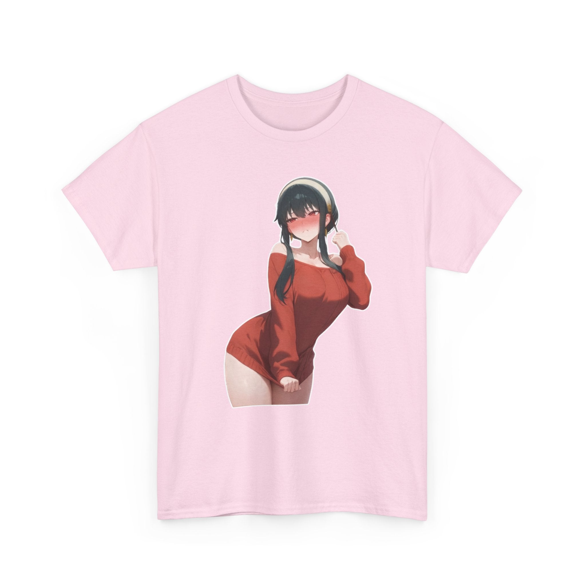 Yor Forger Blushing Waifu Unisex Heavy Cotton Tee