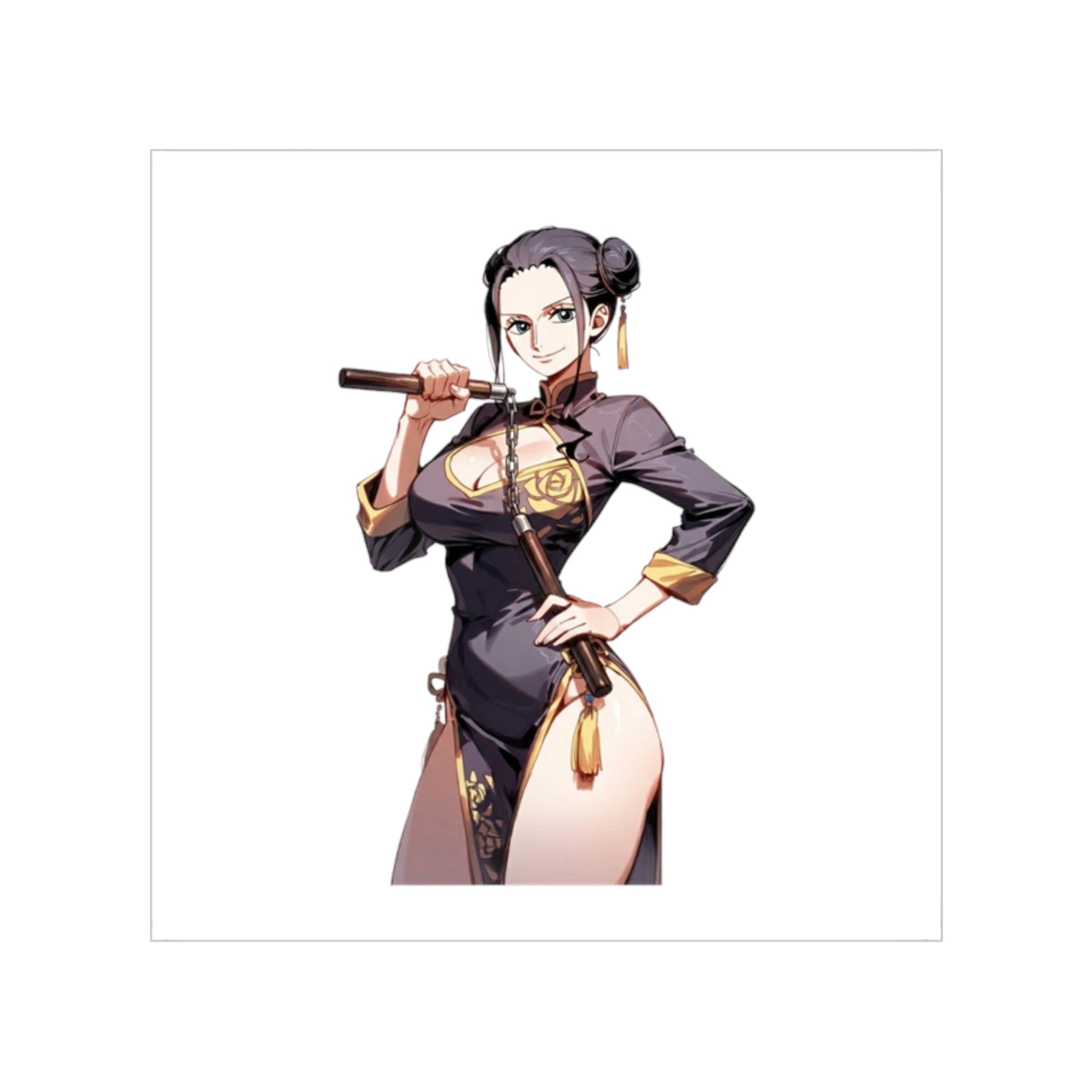 Nico Robin Kung Fu Tactical Waifu Sticker