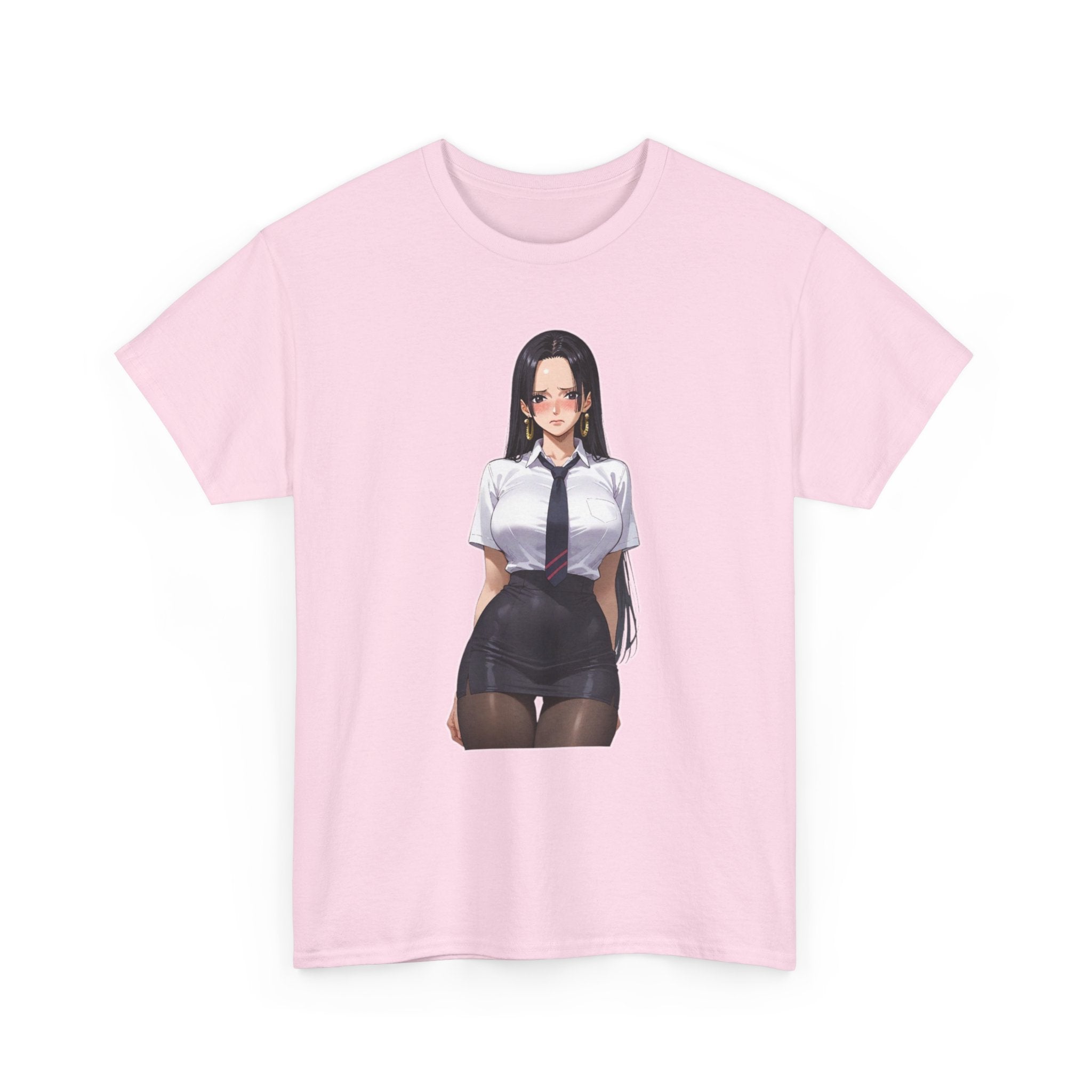 Nico Robin Office Lady Blushing Unisex Heavy Cotton Tee