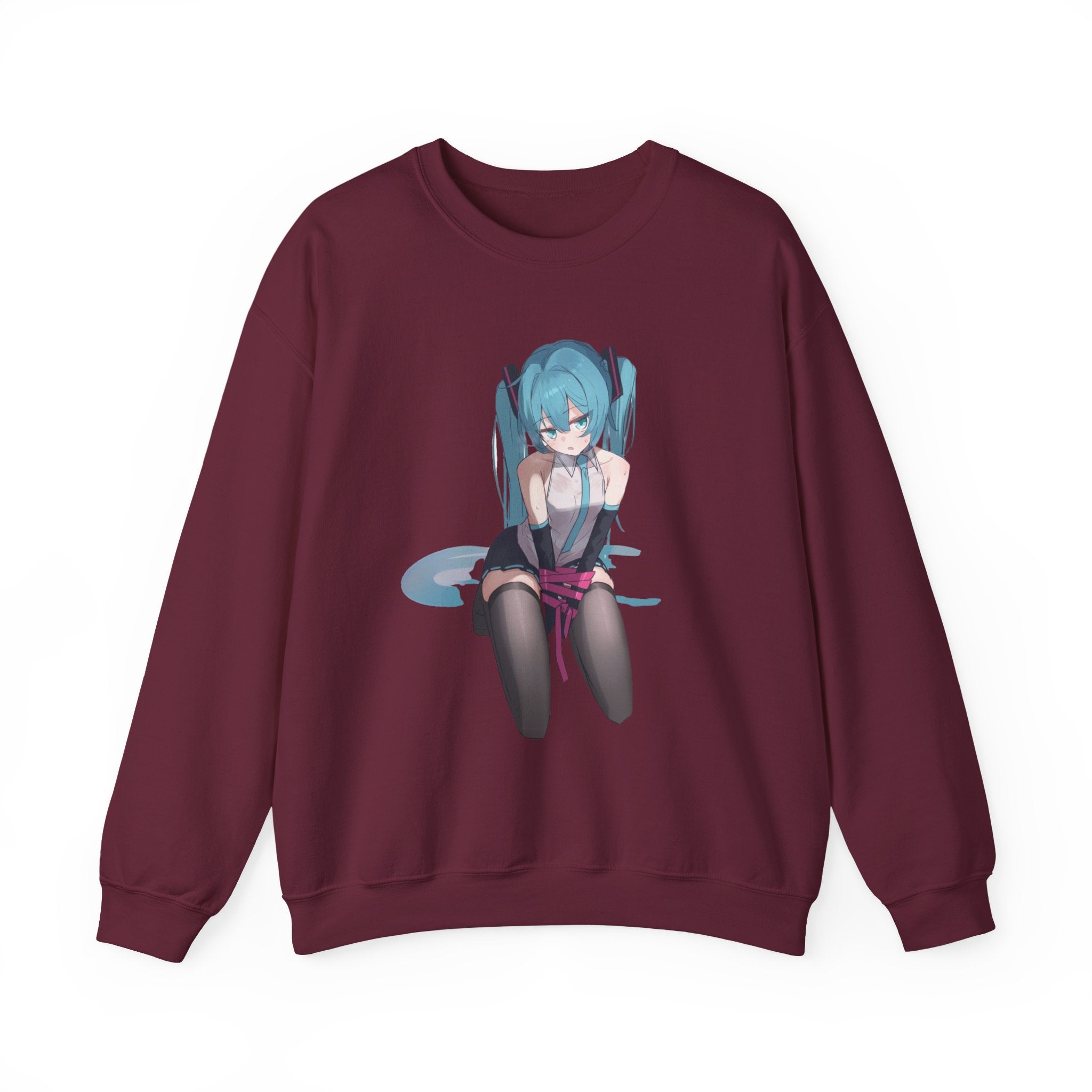 Hatsune Miku Bound Cute Anime Unisex Heavy Blend™ Crewneck Sweatshirt