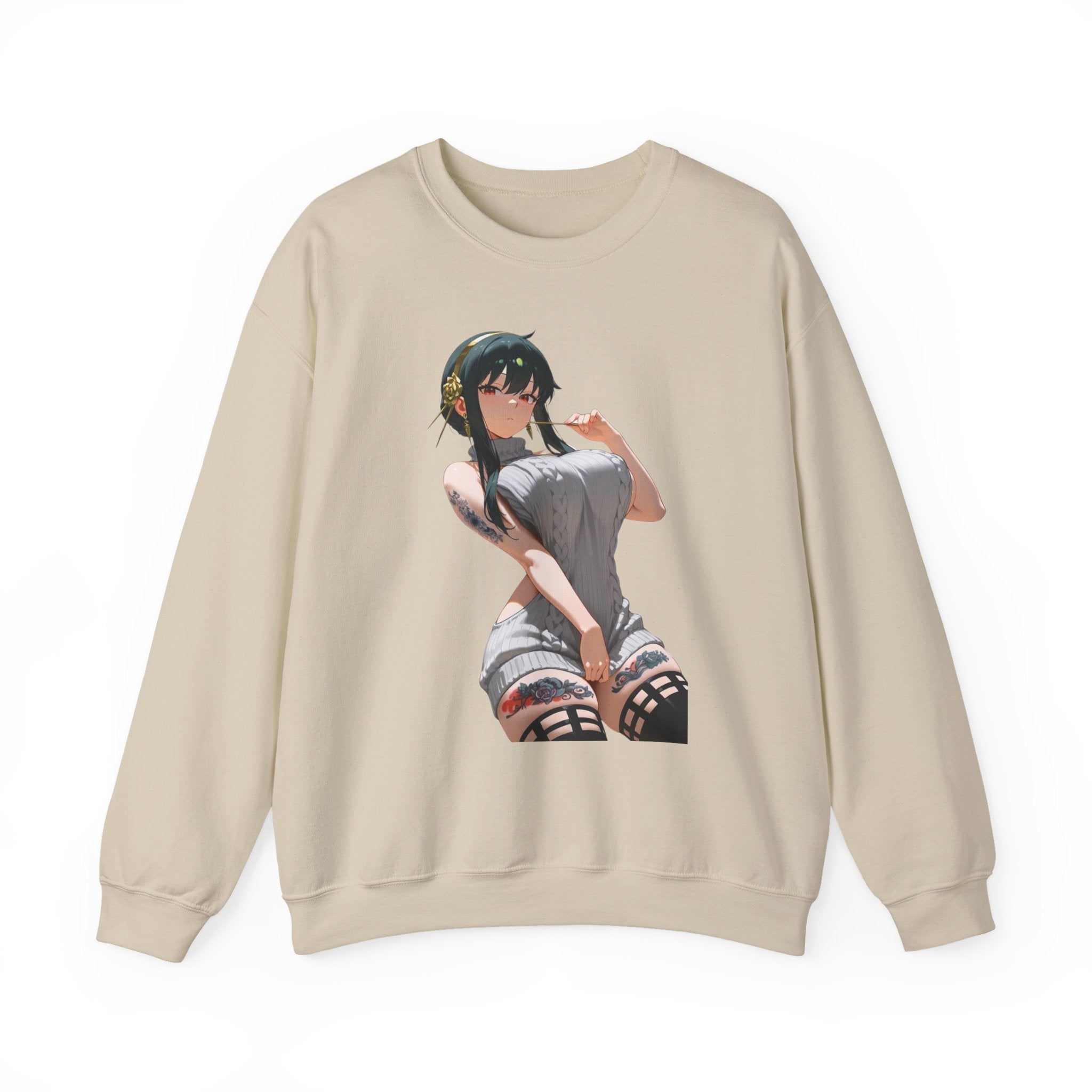 Yor Forger Sexy Tattooed Unisex Heavy Blend™ Crewneck Sweatshirt