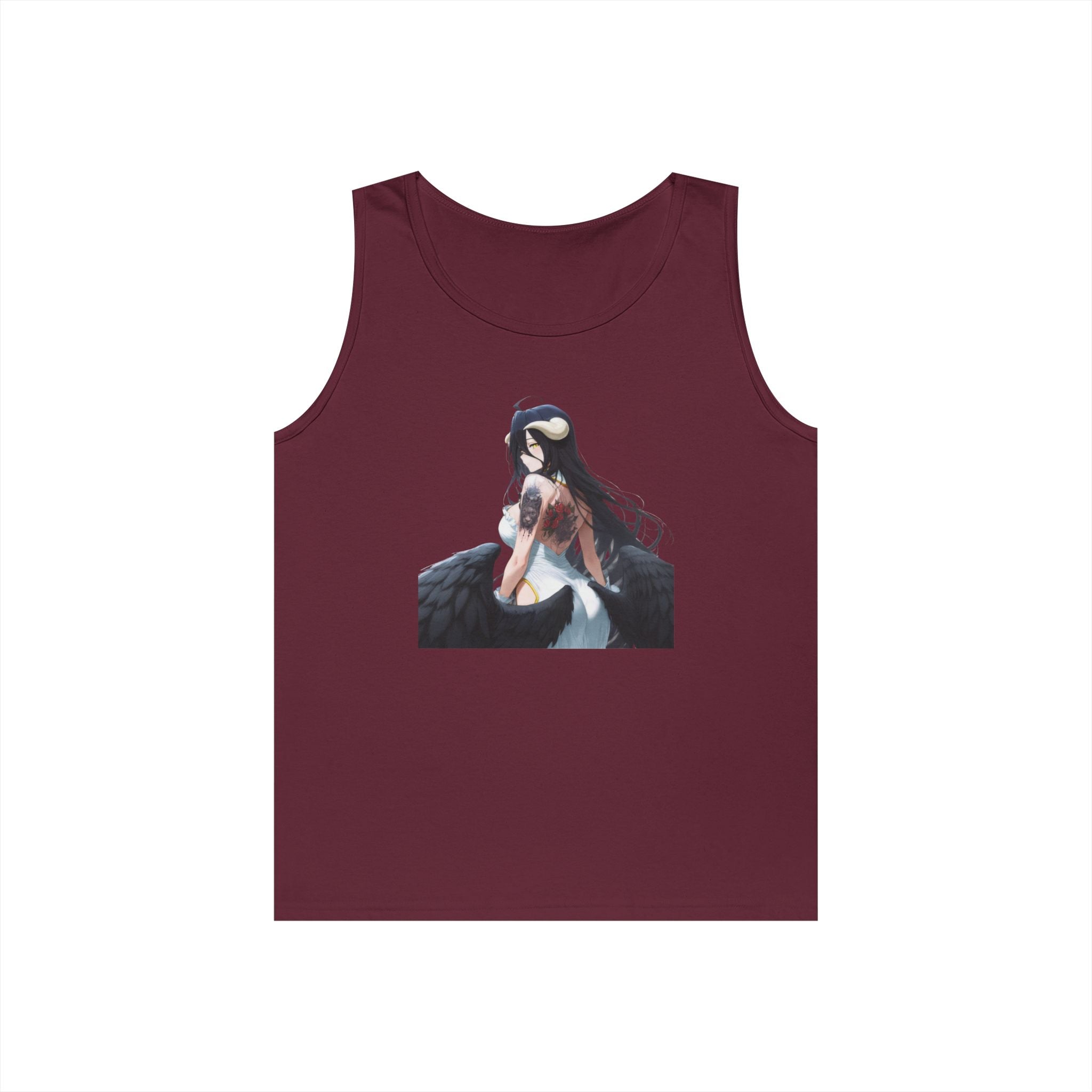 Gothic Albedo Overlord Waifu Heavy Cotton Tank Top