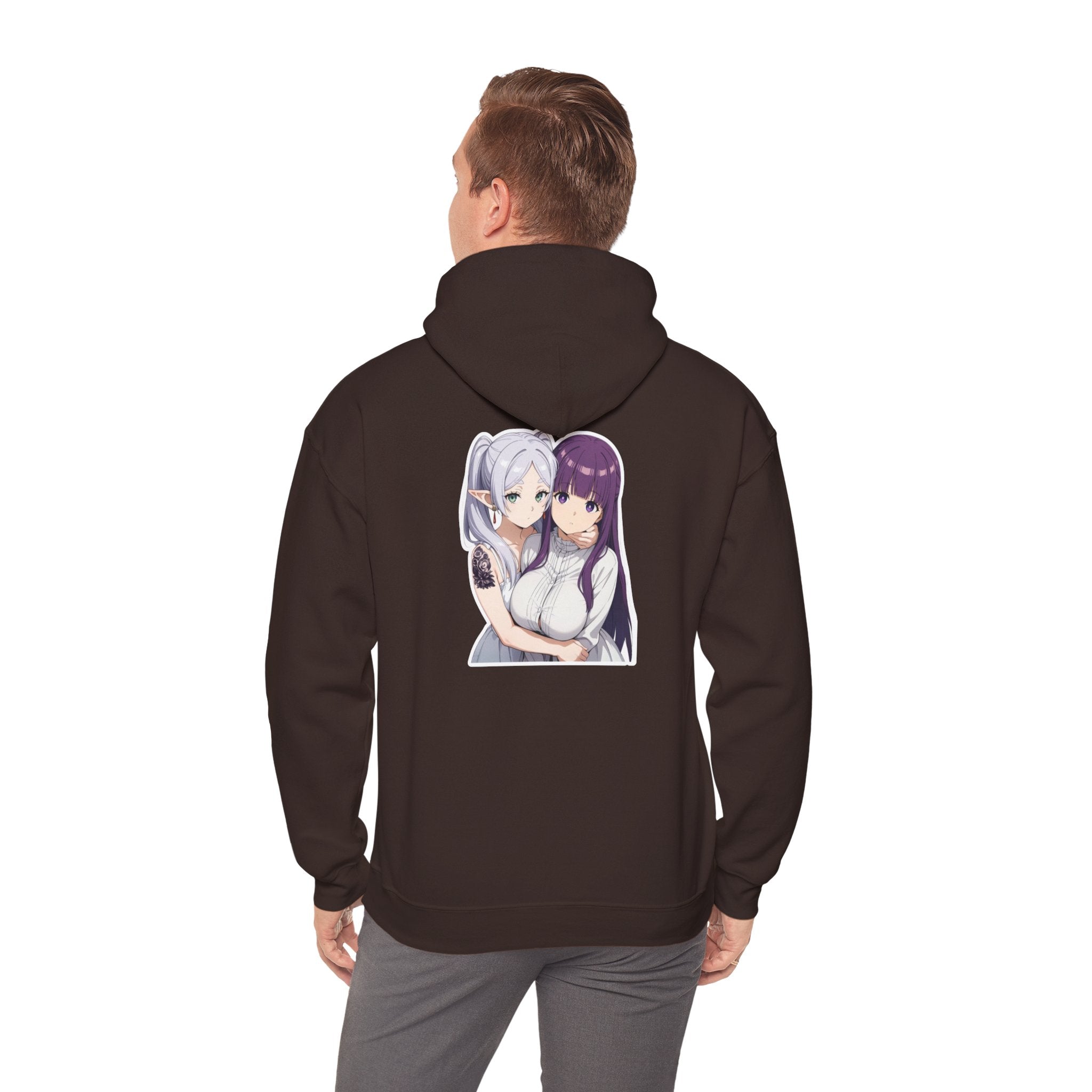 Fern x Frieren Waifu Unisex Heavy Blend™ Hooded Sweatshirt