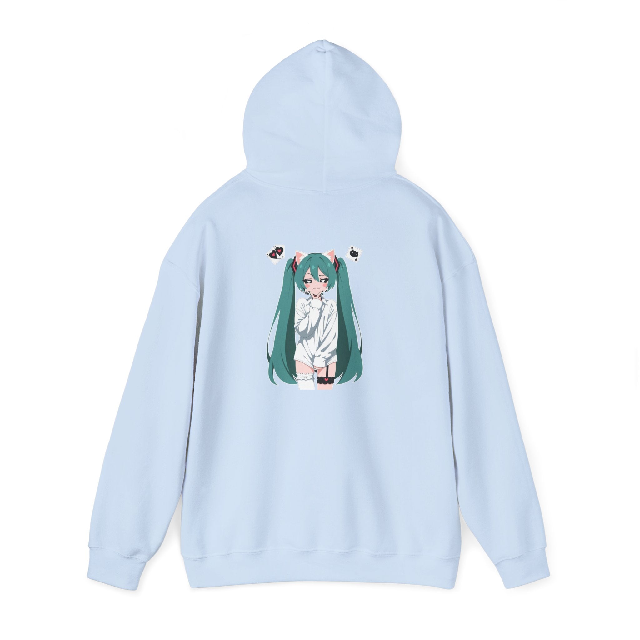 Hatsune Miku Catgirl Cute Unisex Heavy Blend™ Hooded Sweatshirt