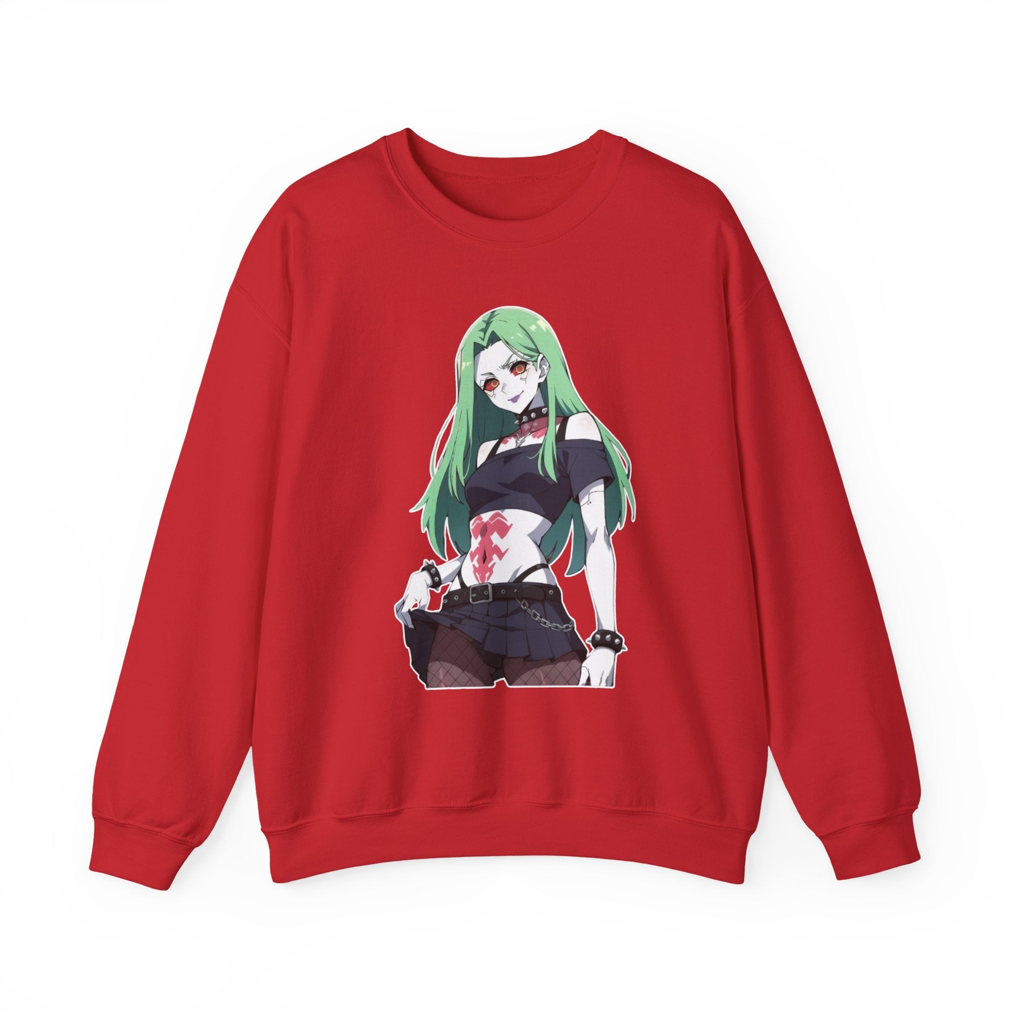 Rebecca Cyberpunk Futuristic Unisex Heavy Blend™ Crewneck Sweatshirt