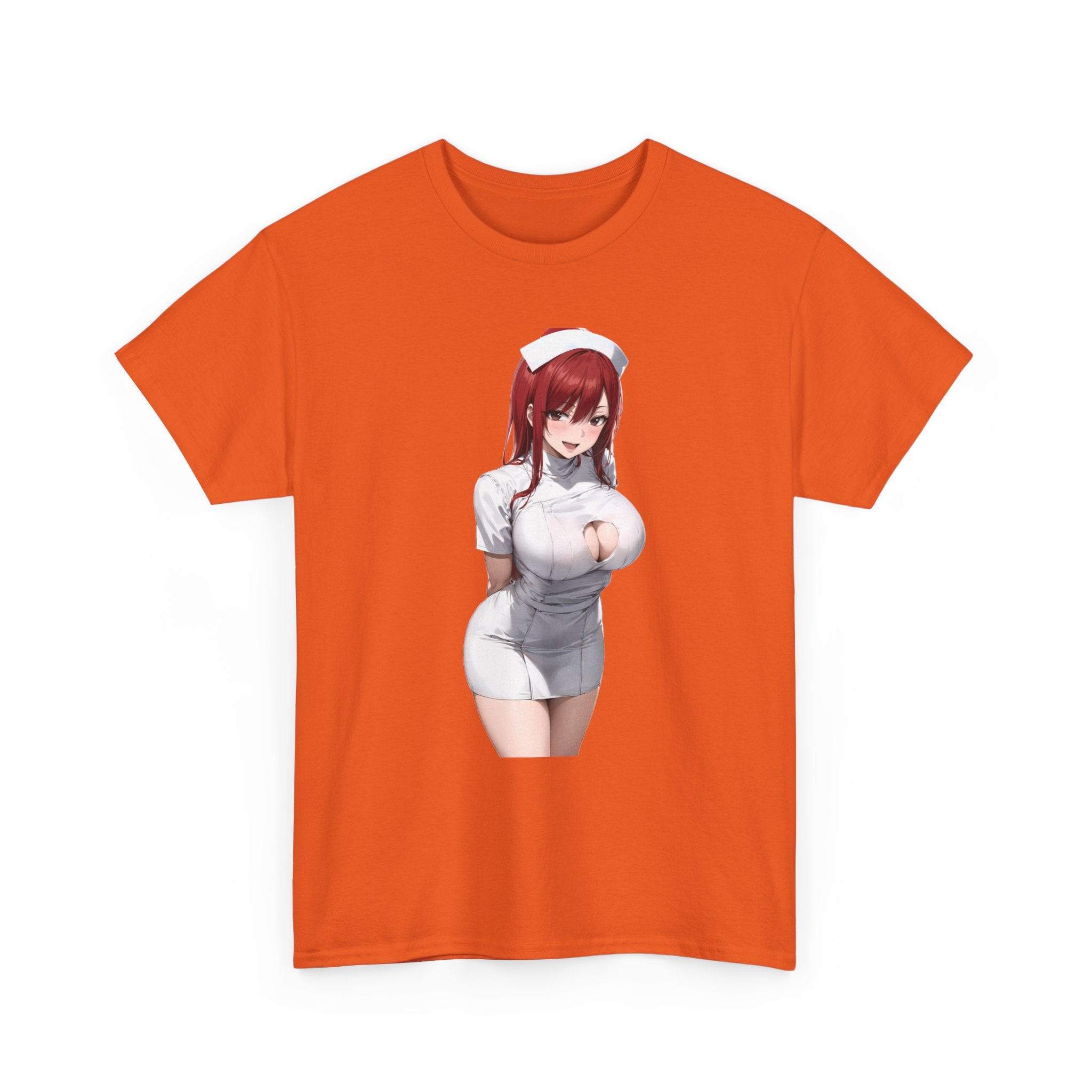 Ezra Scarlet Nurse Uniform Anime Heavy Cotton Tee