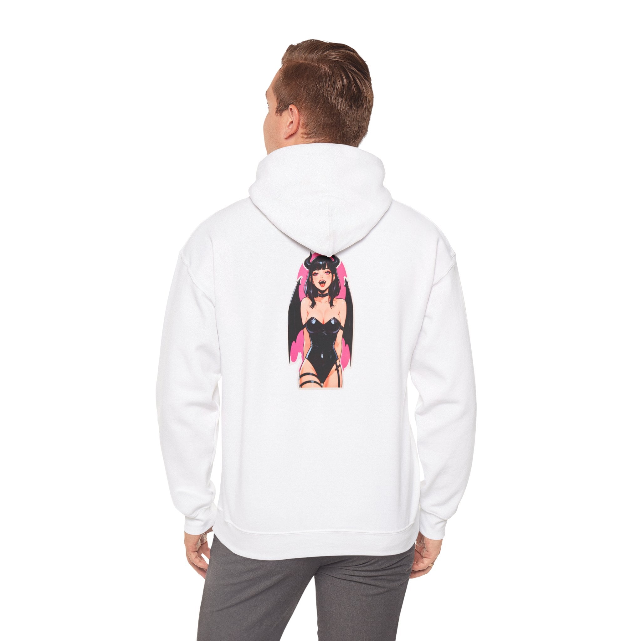 Succubus Ahegao Dark Gothic Unisex Heavy Blend™ Hooded Sweatshirt
