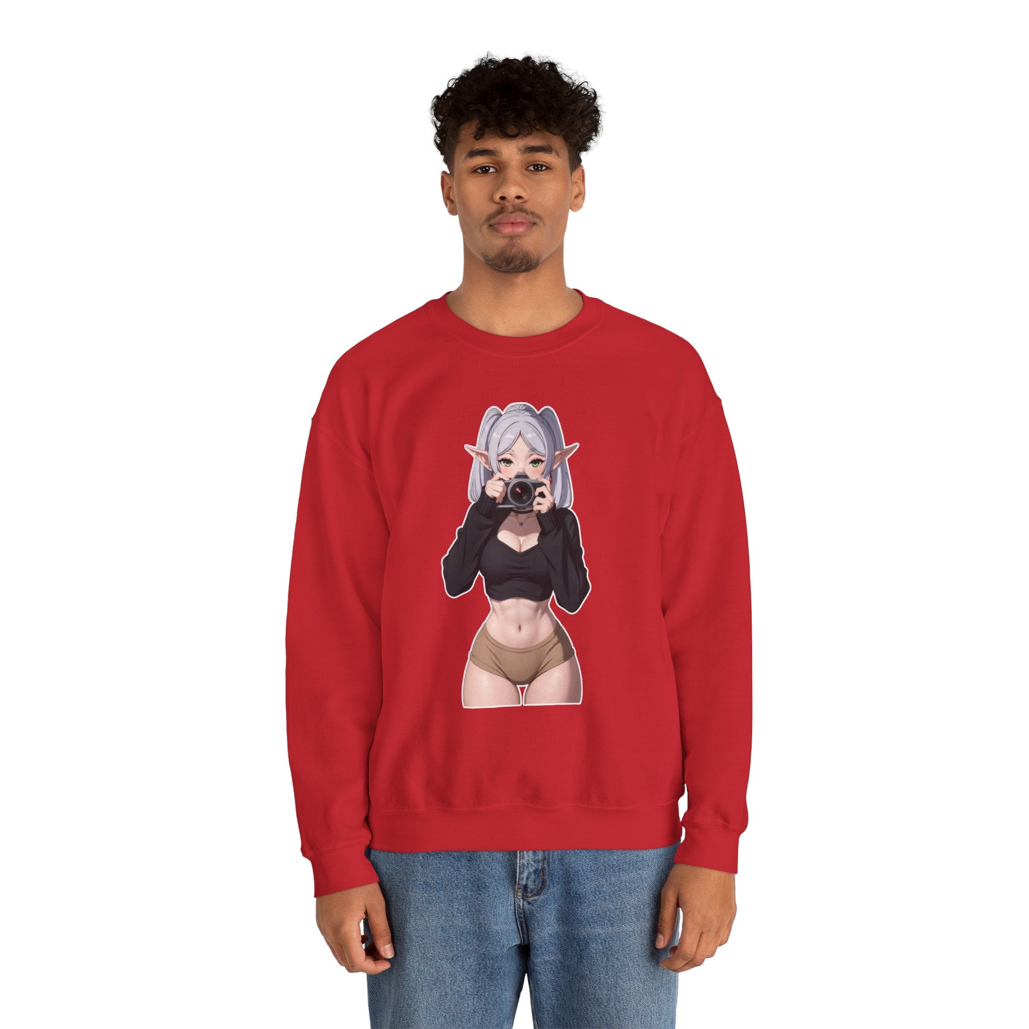 Frieren Cute Unisex Heavy Blend™ Crewneck Sweatshirt