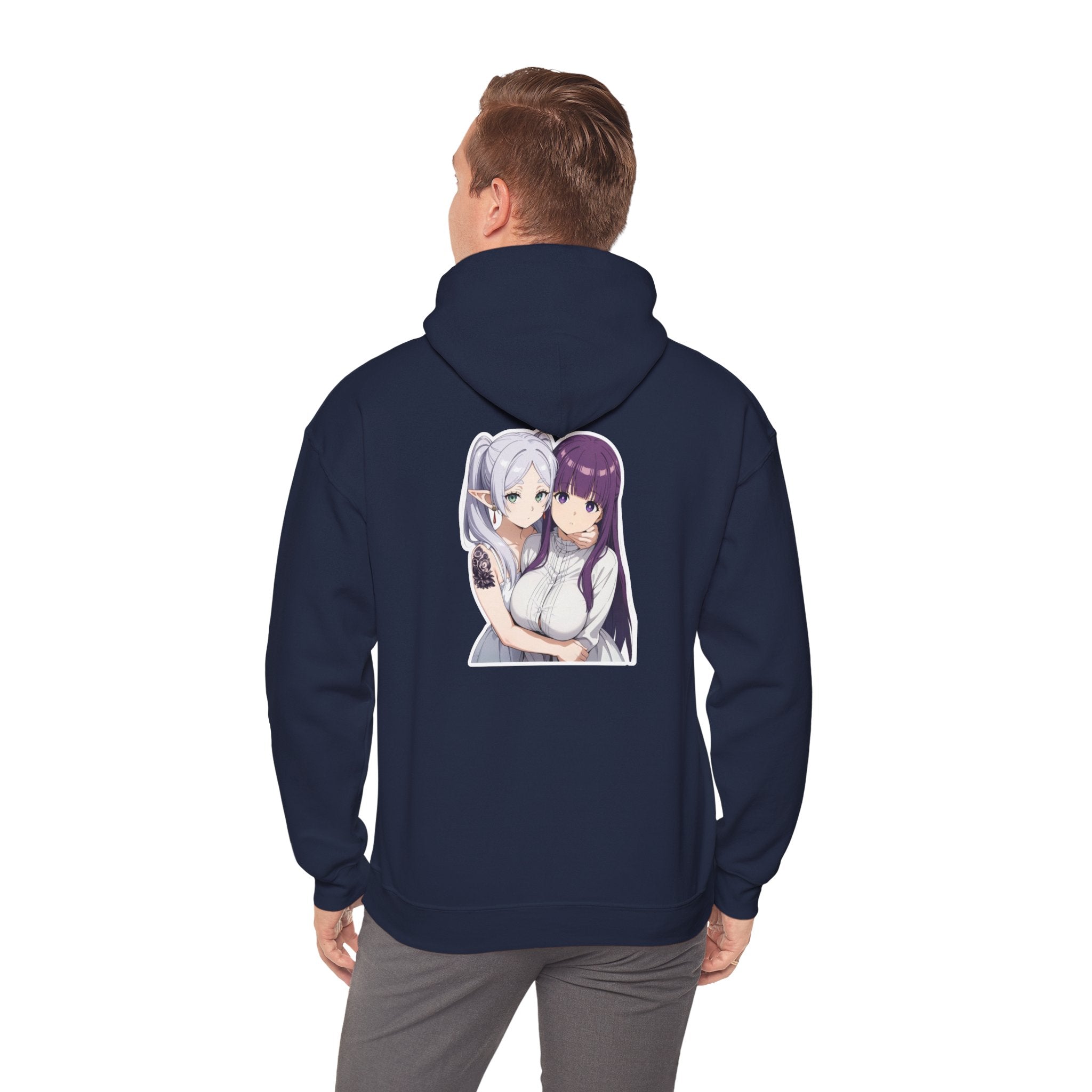 Fern x Frieren Waifu Unisex Heavy Blend™ Hooded Sweatshirt