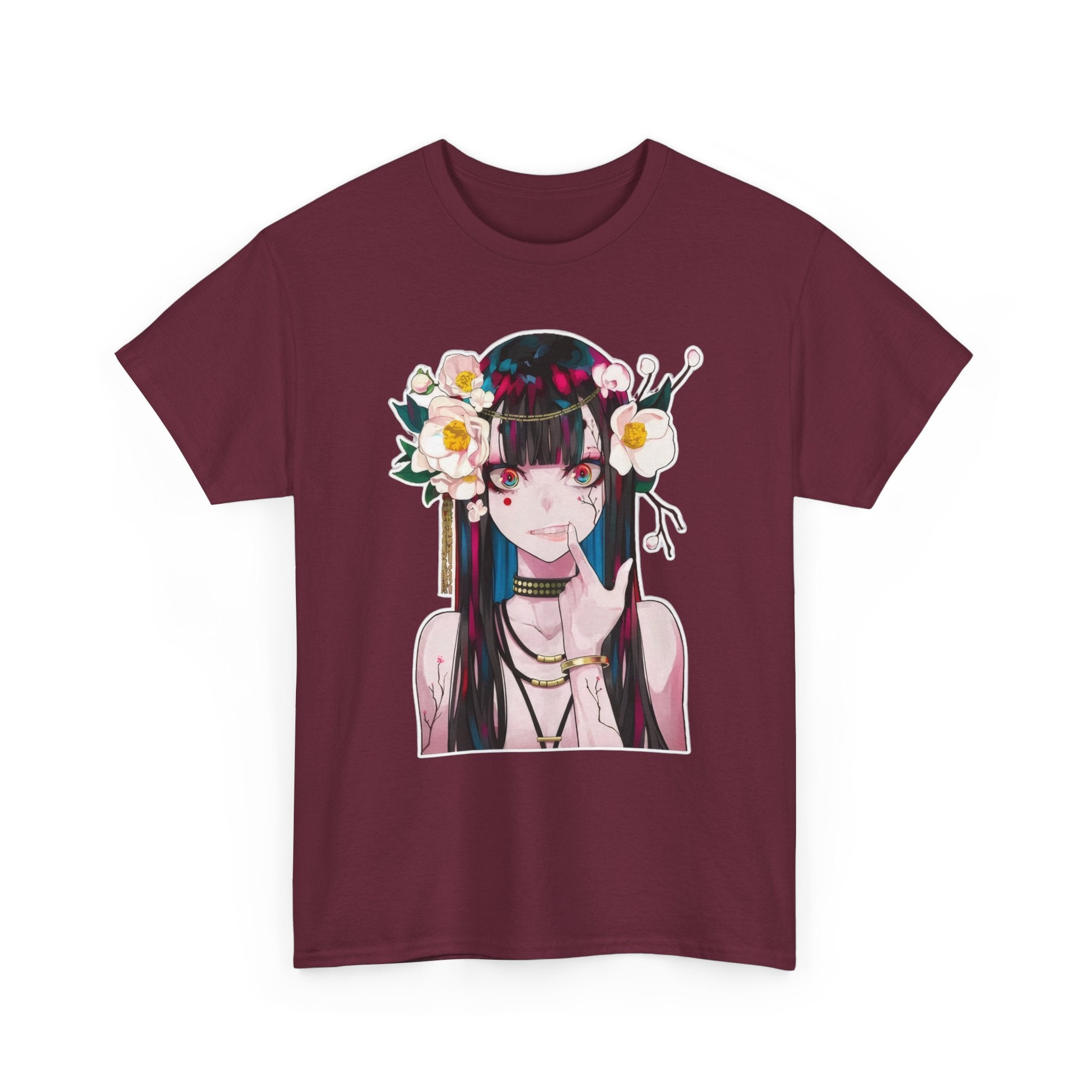 Vampire Girl Dark Fantasy Unisex Heavy Cotton Tee