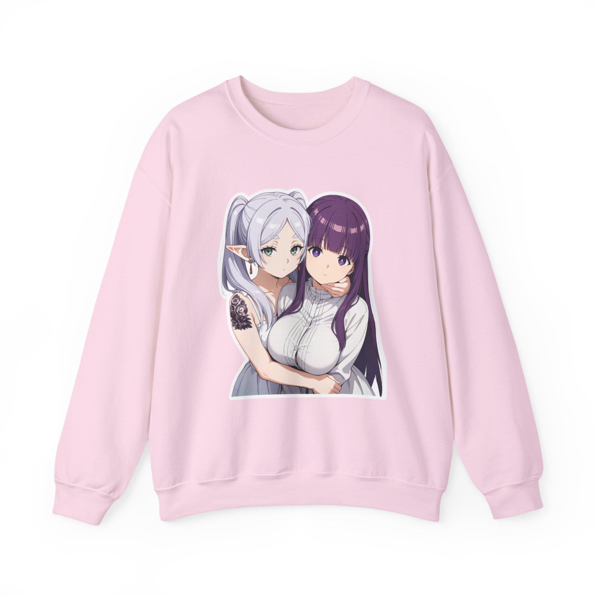 Fern x Frieren Waifu Unisex Heavy Blend™ Crewneck Sweatshirt