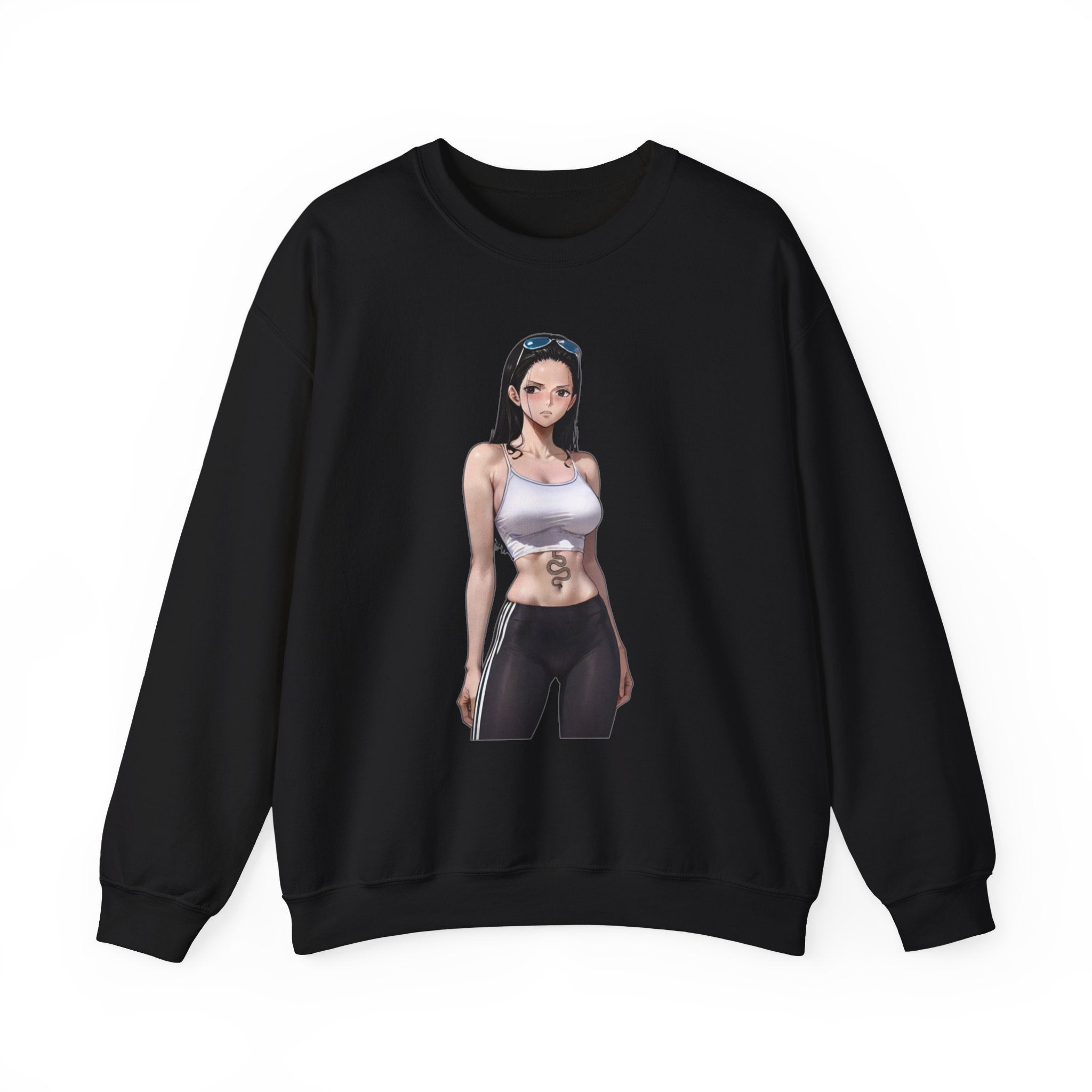 Copy of Nico Robin Catgirl Casual Anime Unisex Heavy Blend™ Crewneck Sweatshirt