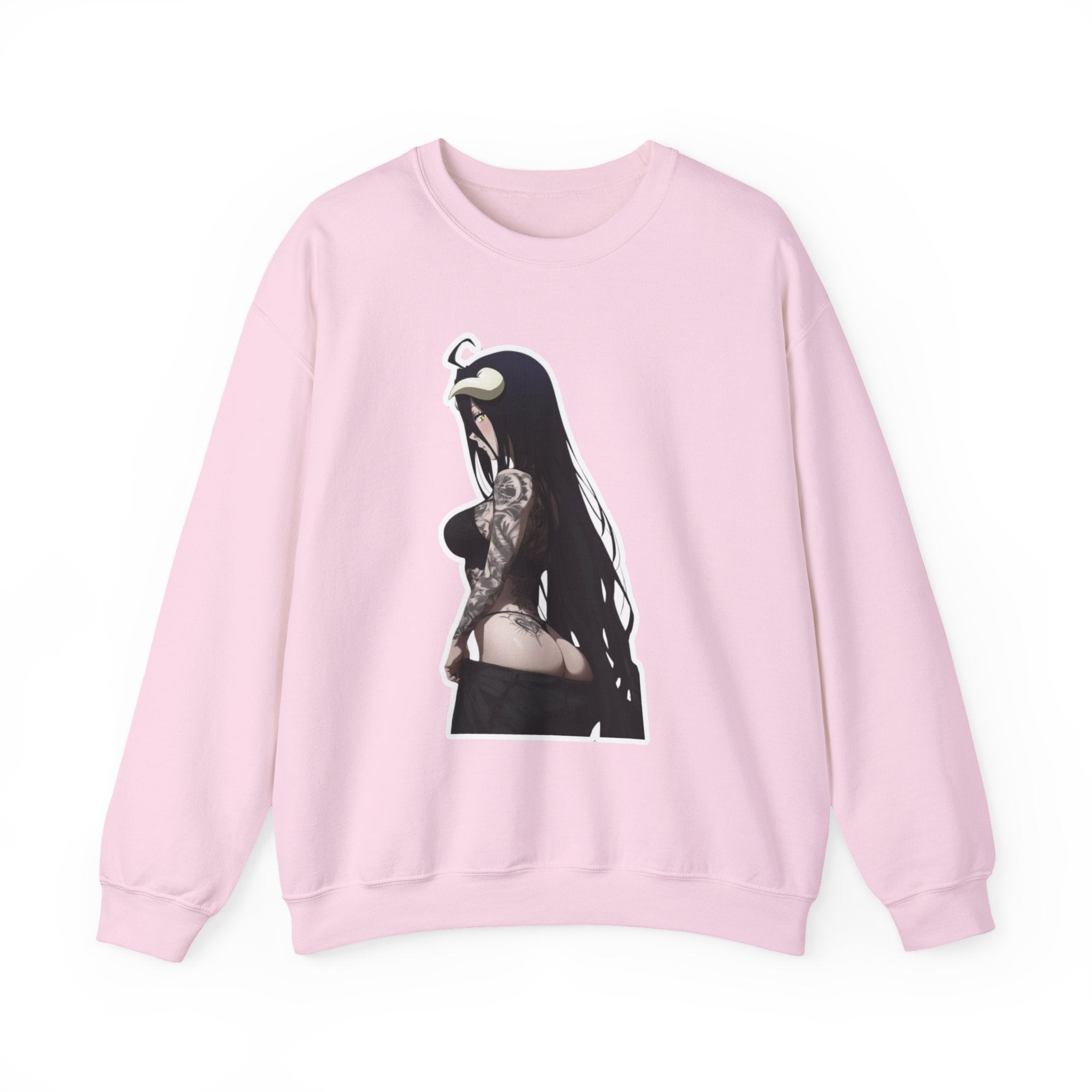 Albedo From Overlord Gothic Tattooed Unisex Heavy Blend™ Crewneck Sweatshirt