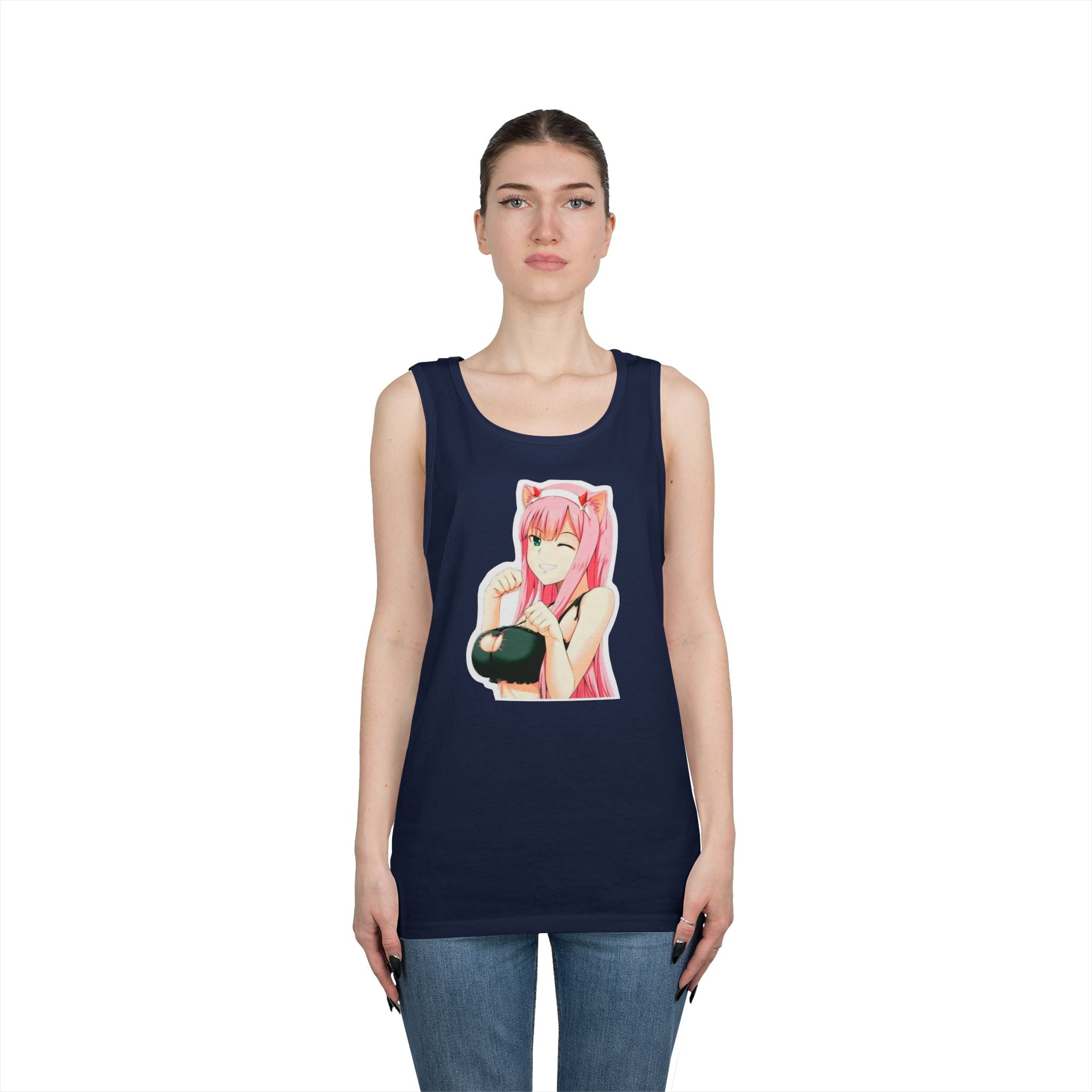 Zero Two Sexy Style Heavy Cotton Tank Top