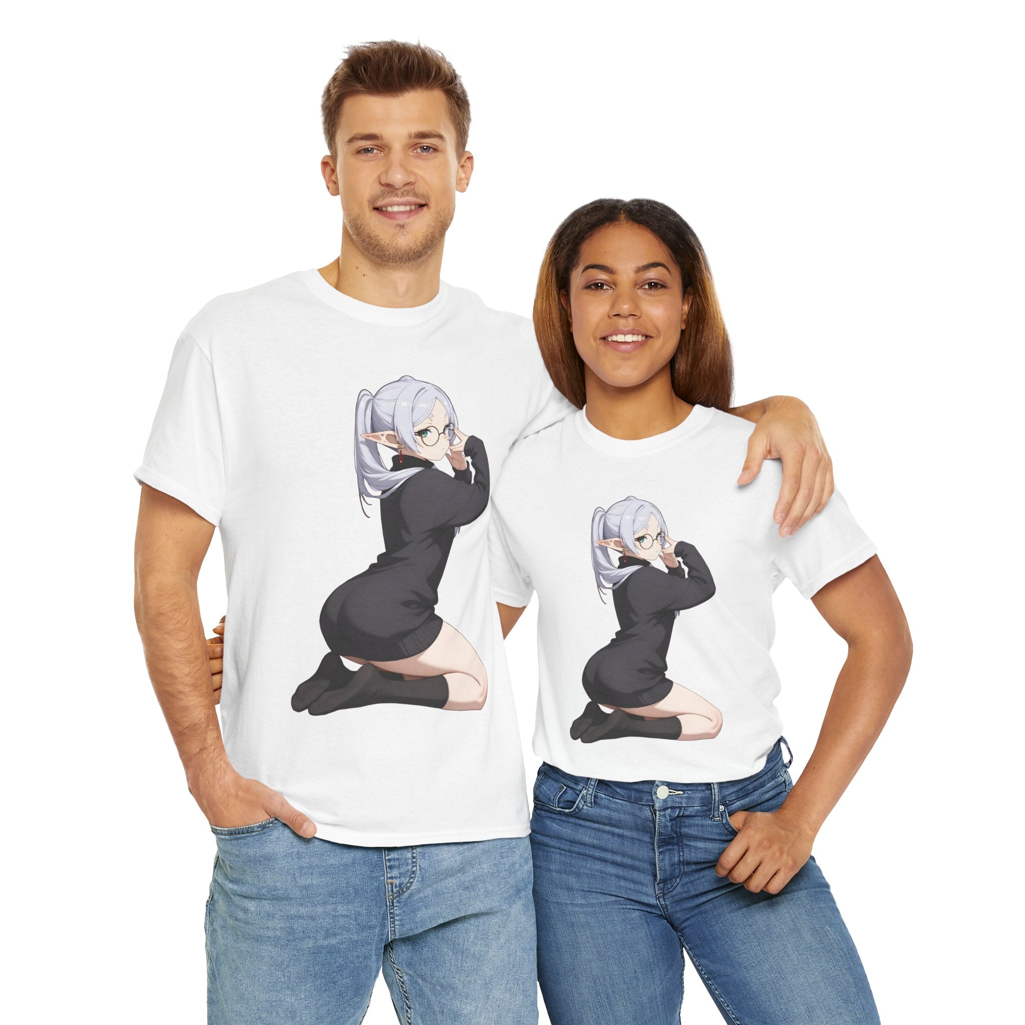 Cute Frieren Unisex Heavy Cotton Tee