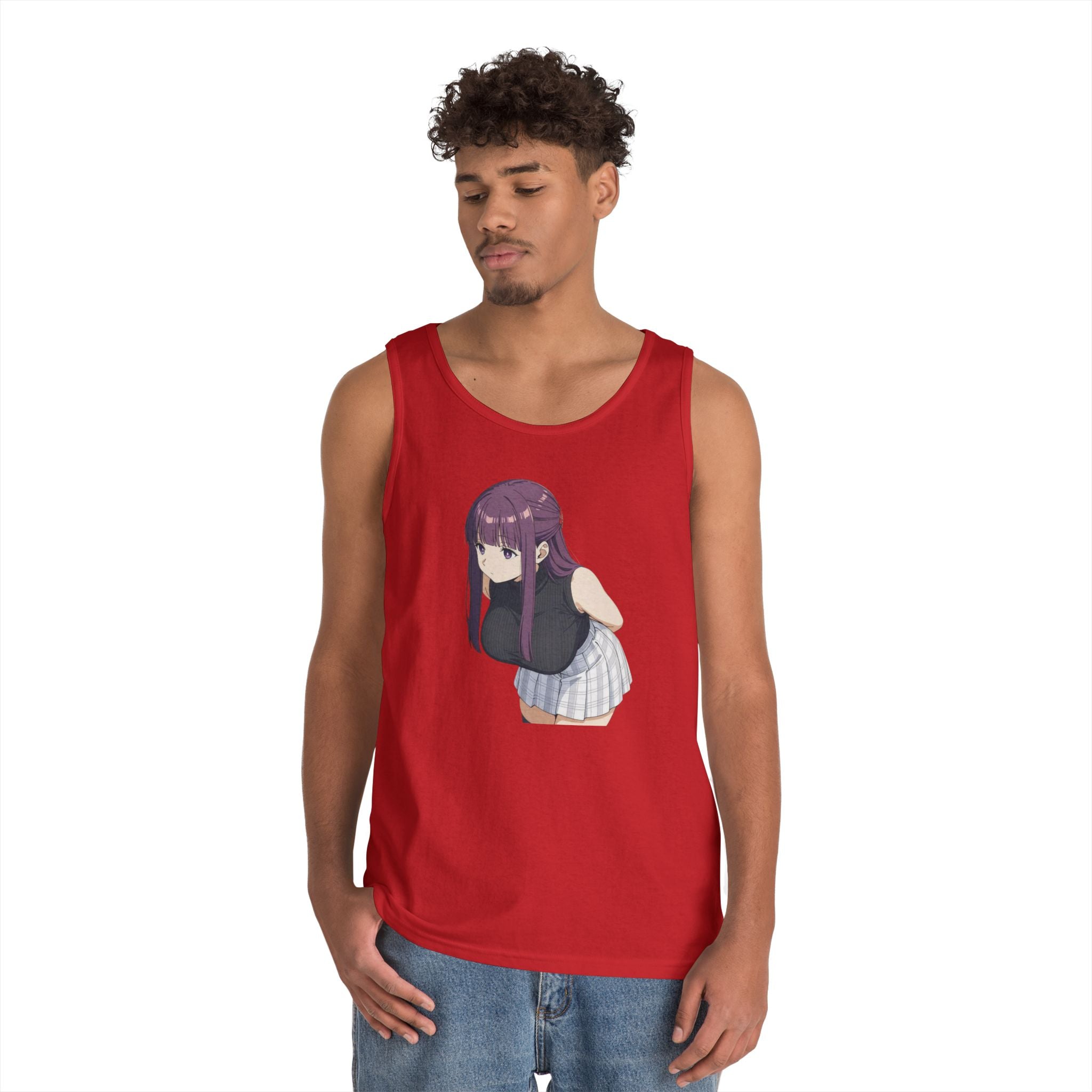 Fern Anime Heavy Cotton Tank Top