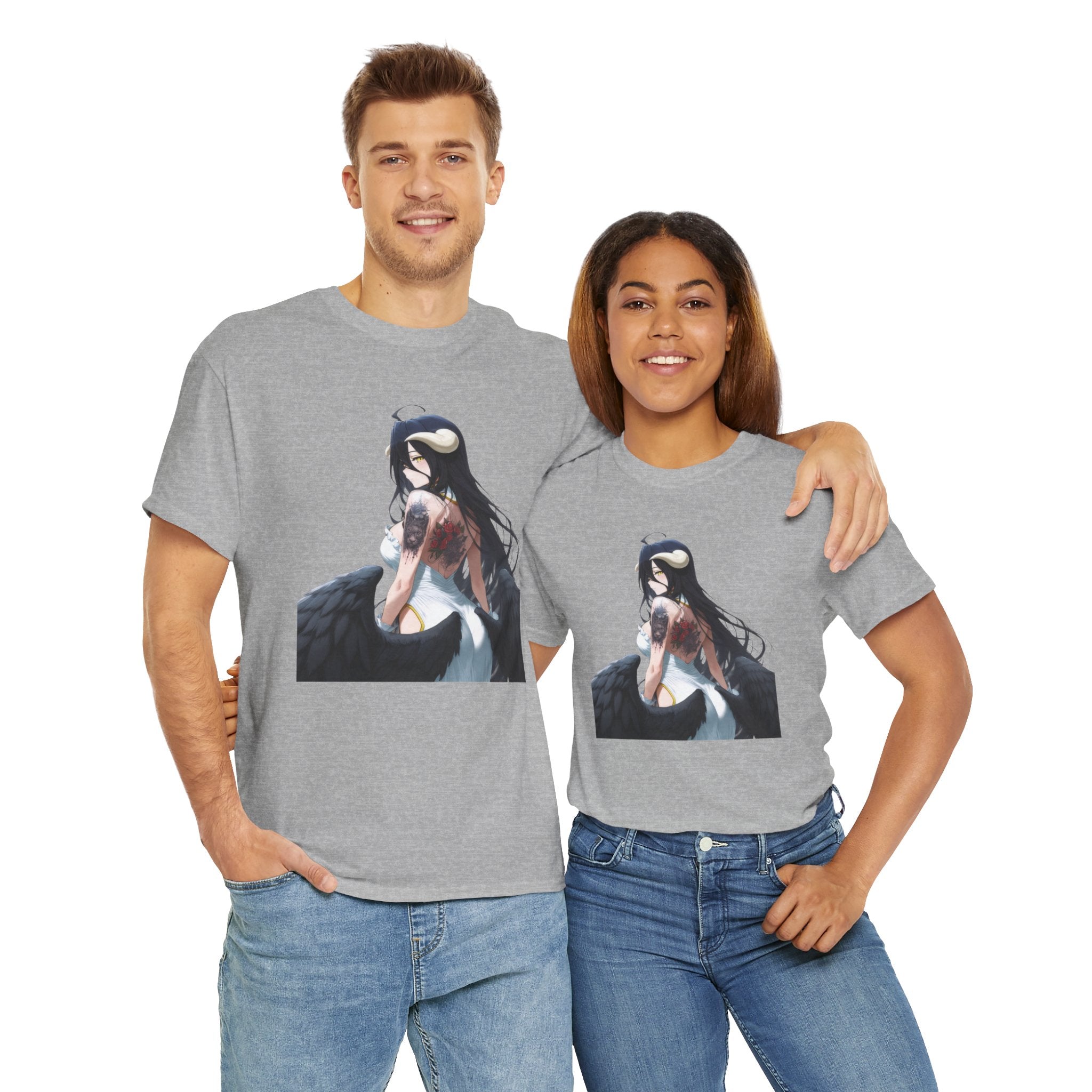 Gothic Albedo Overlord Waifu Unisex Heavy Cotton Tee