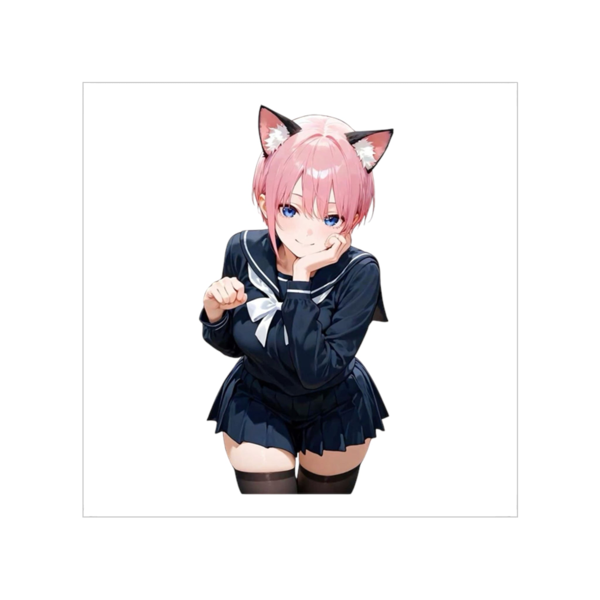 Cat Girl Ichika Nakano Sticker