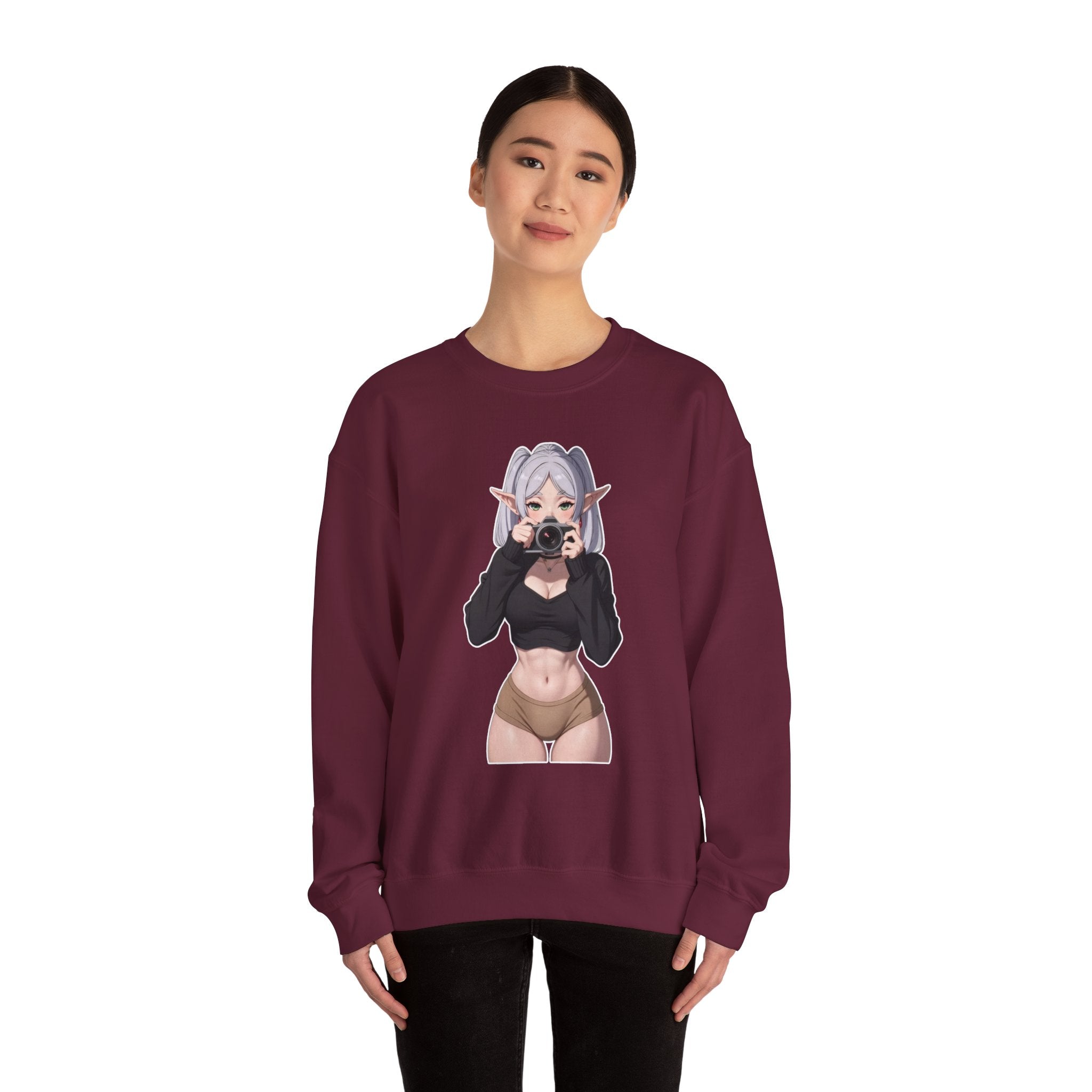 Frieren Cute Unisex Heavy Blend™ Crewneck Sweatshirt