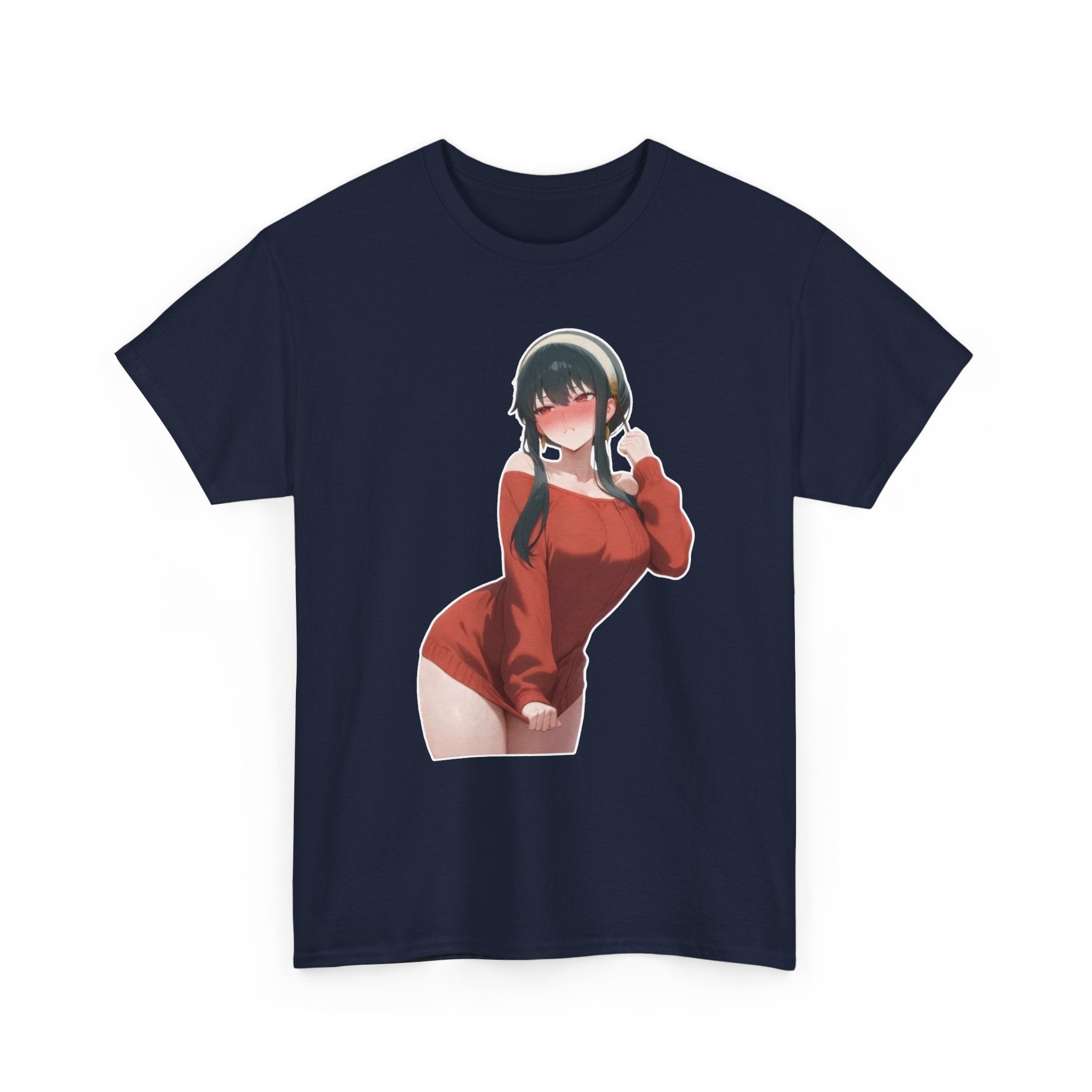 Yor Forger Blushing Waifu Unisex Heavy Cotton Tee