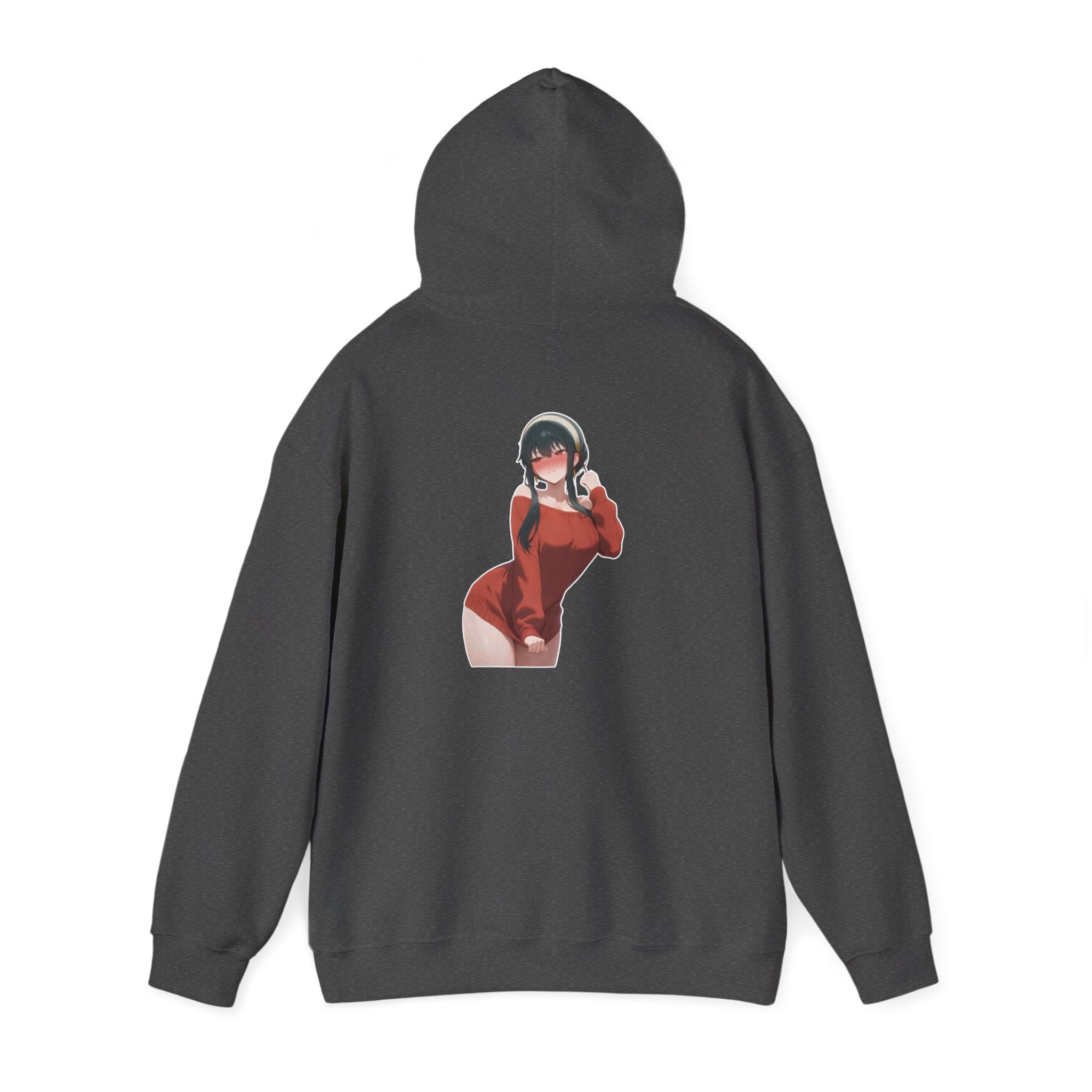 Yor Forger Blushing Waifu Unisex Heavy Blend™ Hooded Sweatshirt