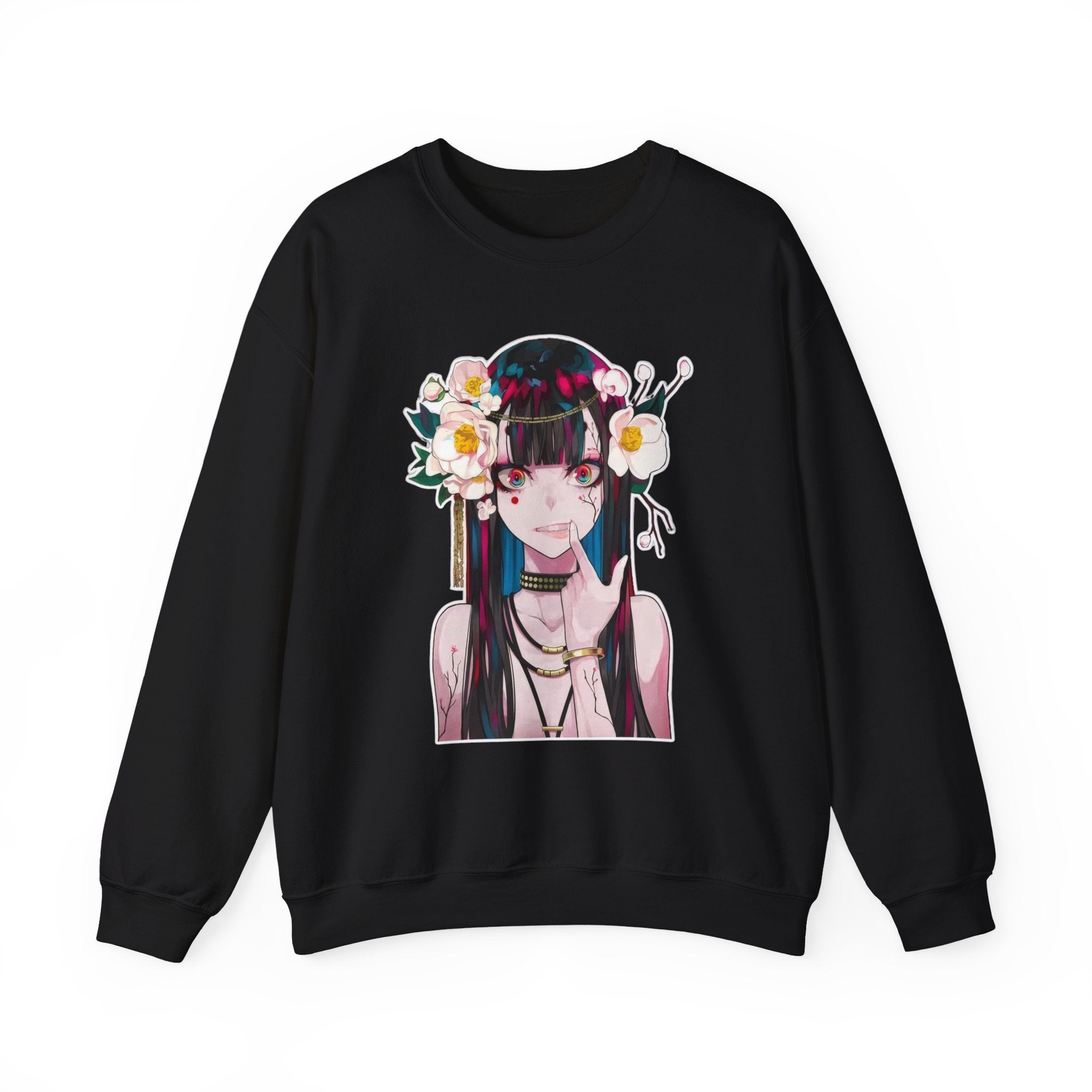 Vampire Girl Dark Fantasy Unisex Heavy Blend™ Crewneck Sweatshirt