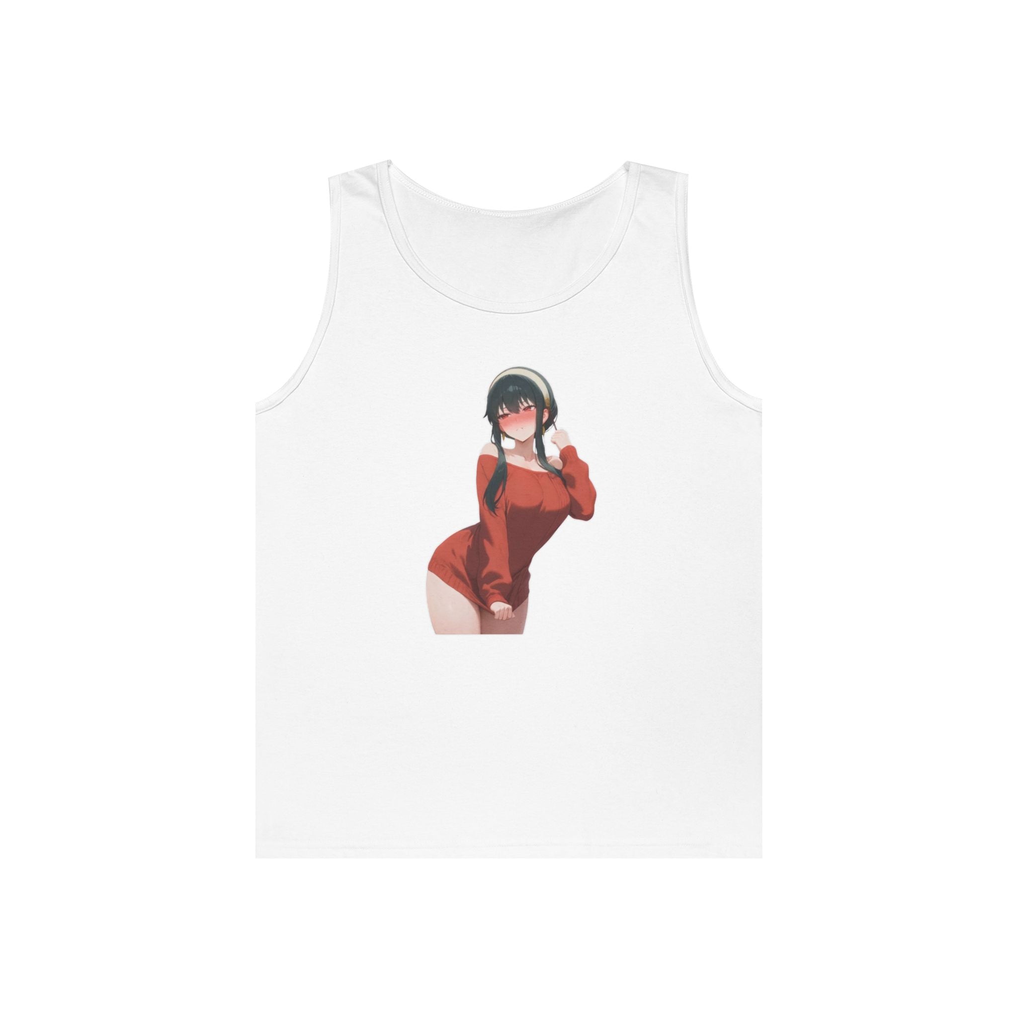 Yor Forger Blushing Waifu Heavy Cotton Tank Top