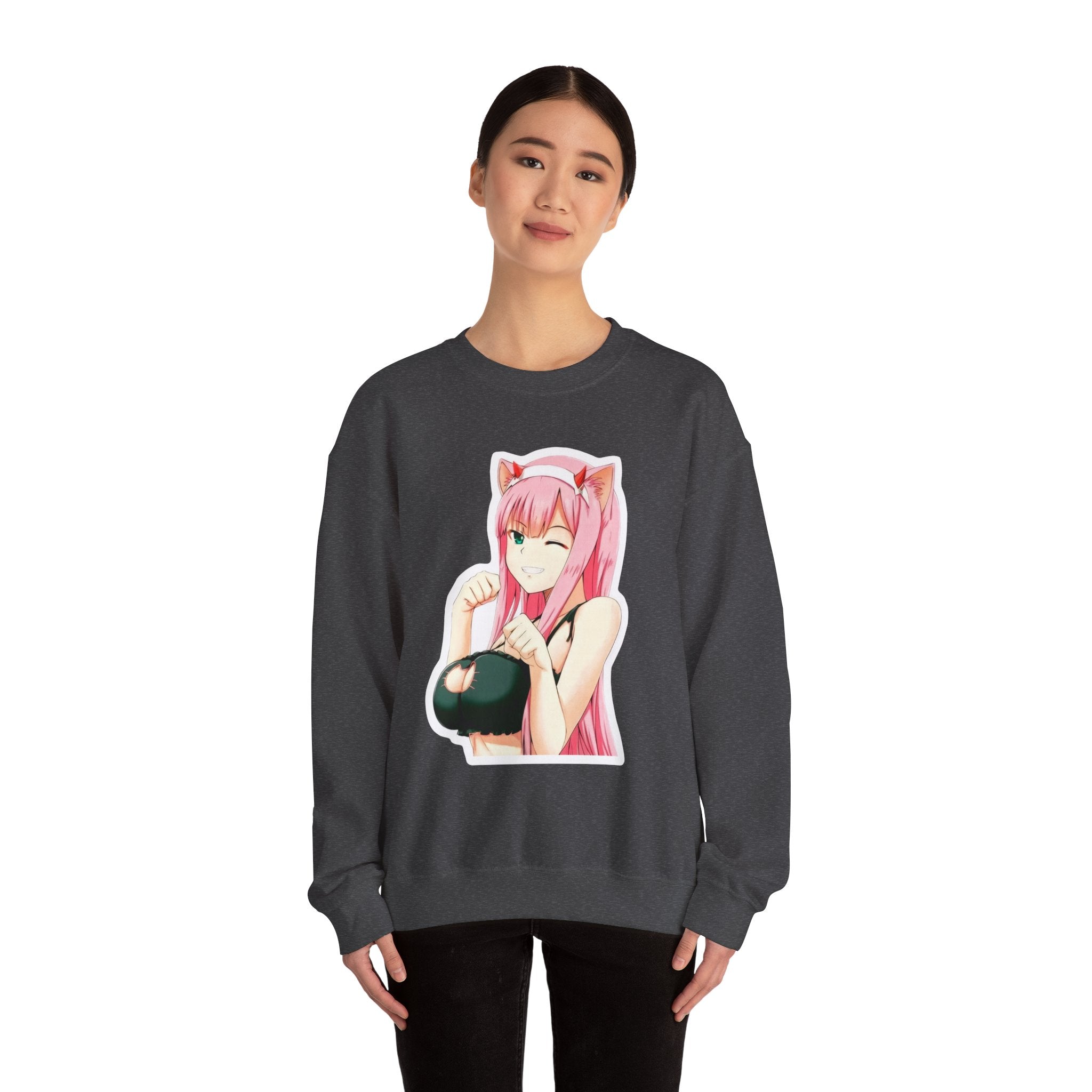 Zero Two Sexy Style Unisex Heavy Blend™ Crewneck Sweatshirt