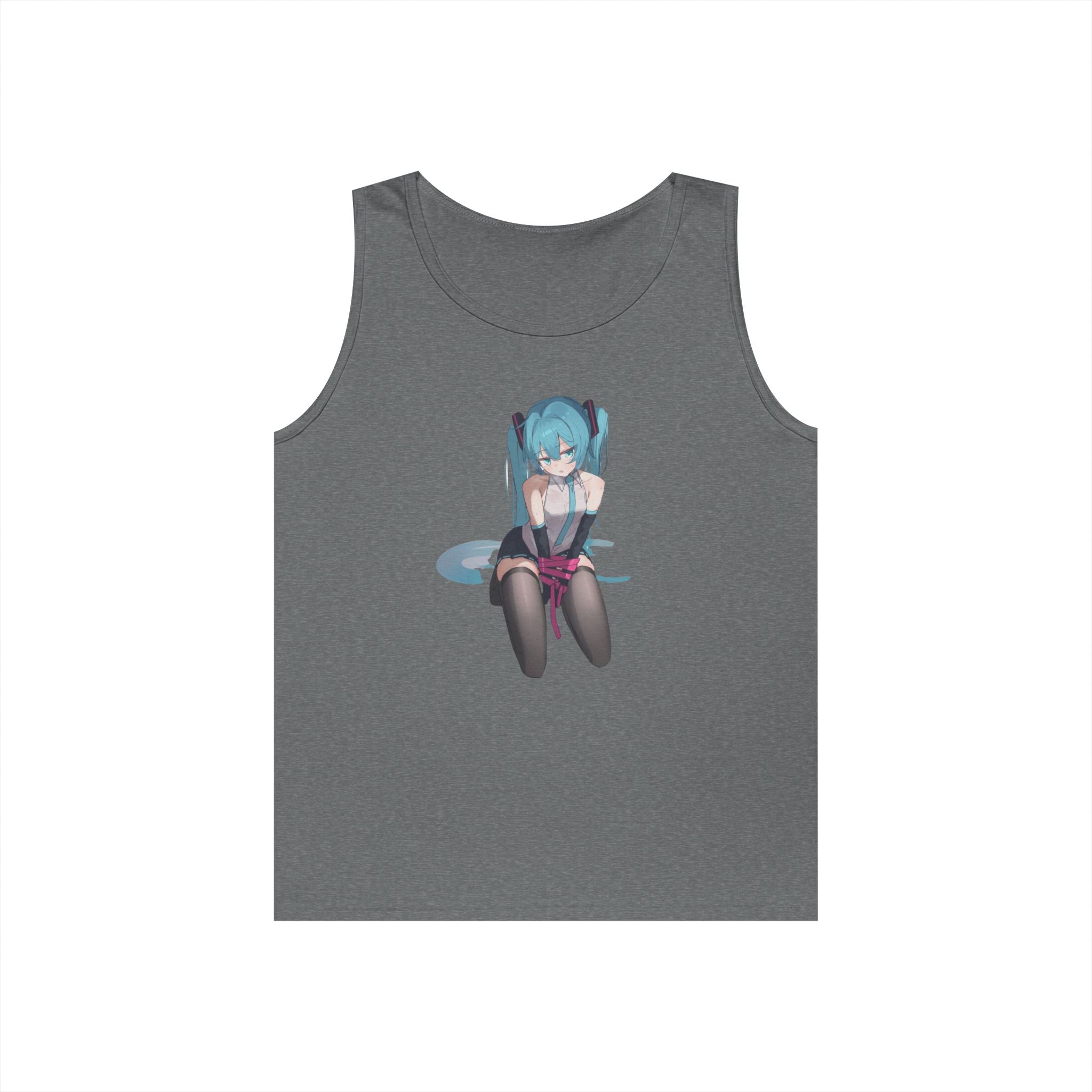 Hatsune Miku Bound Cute Anime Heavy Cotton Tank Top
