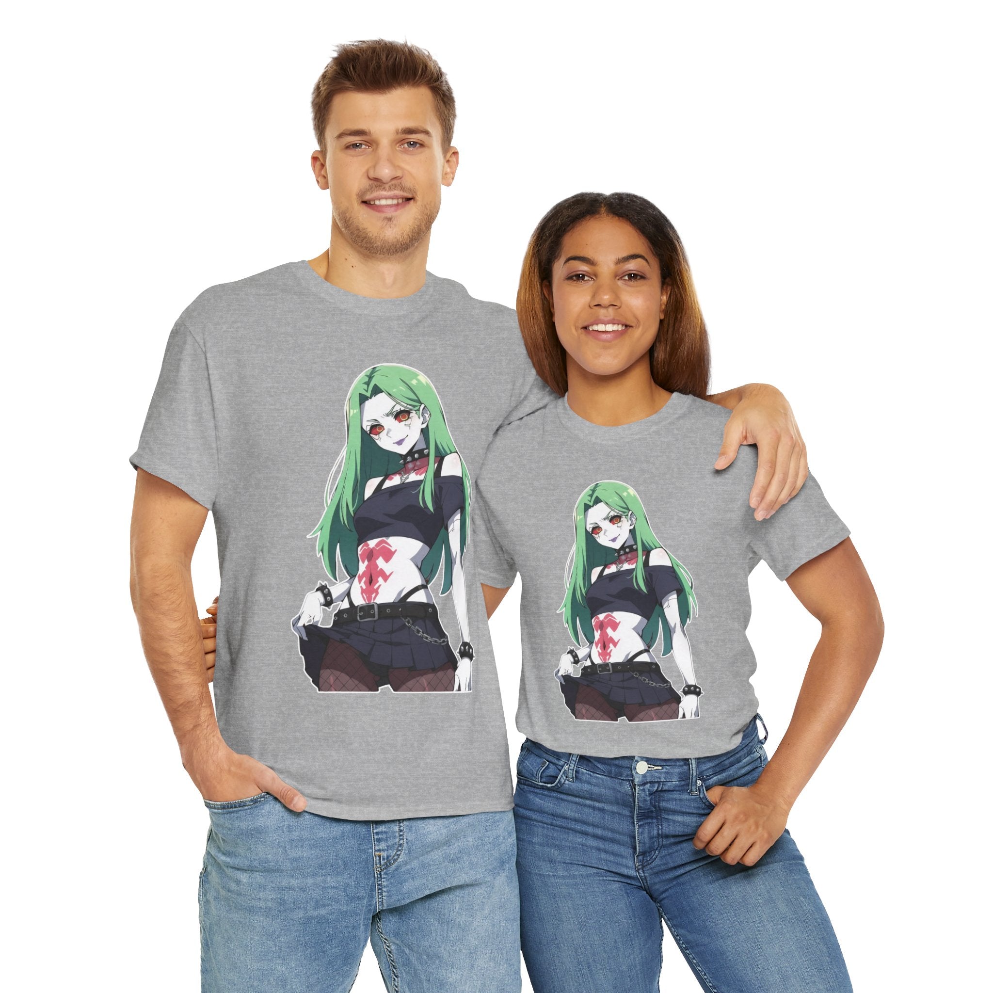 Rebecca Cyberpunk Futuristic Unisex Heavy Cotton Tee