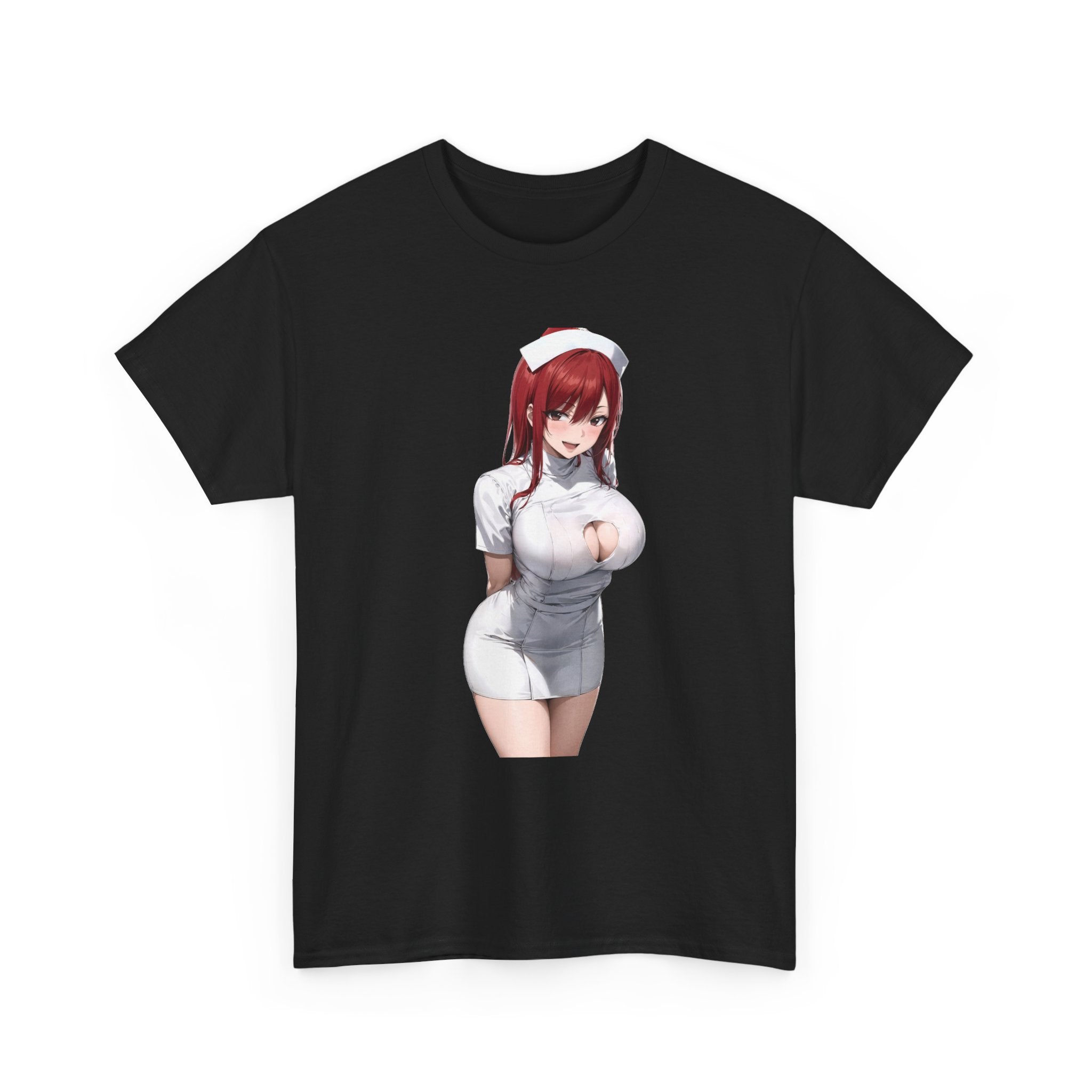 Ezra Scarlet Nurse Uniform Anime Heavy Cotton Tee