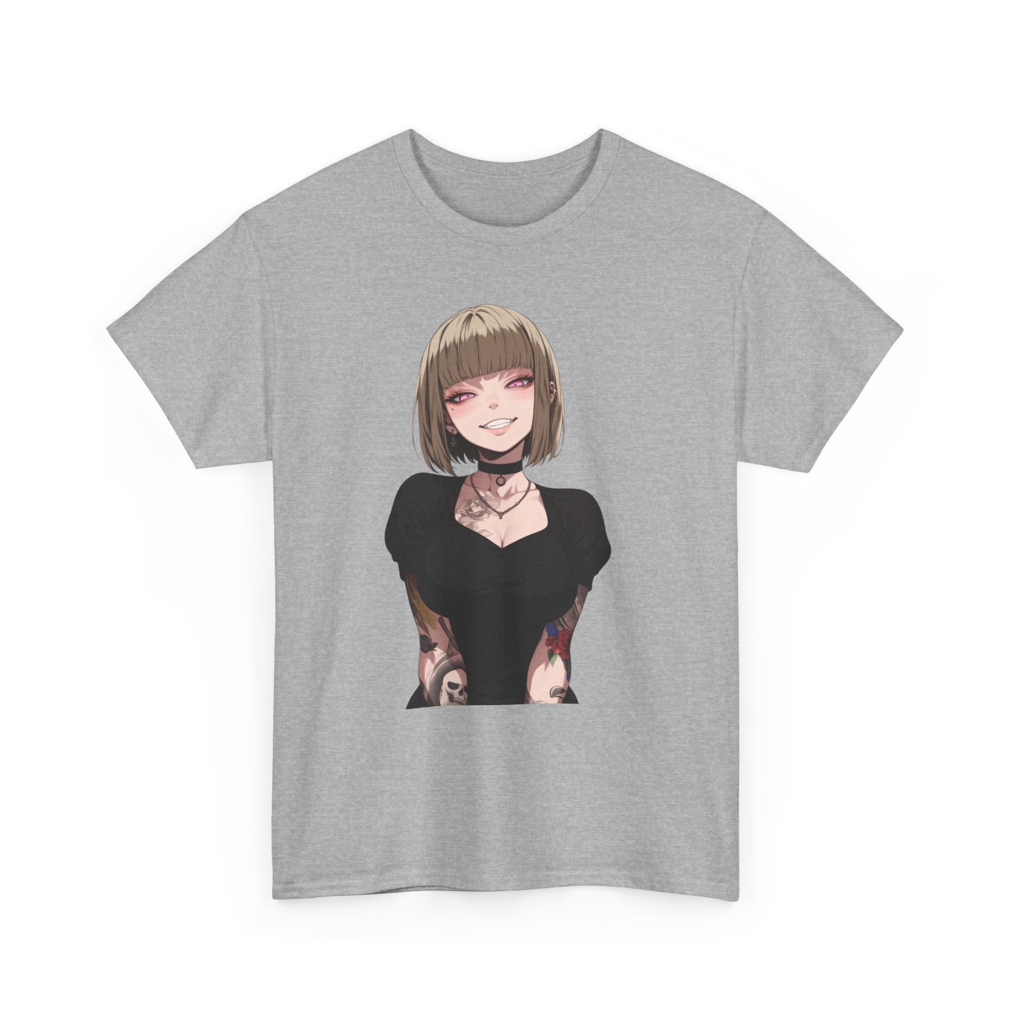 Sexy Style Himiko Toga Skull Tattooed Unisex Heavy Cotton Tee