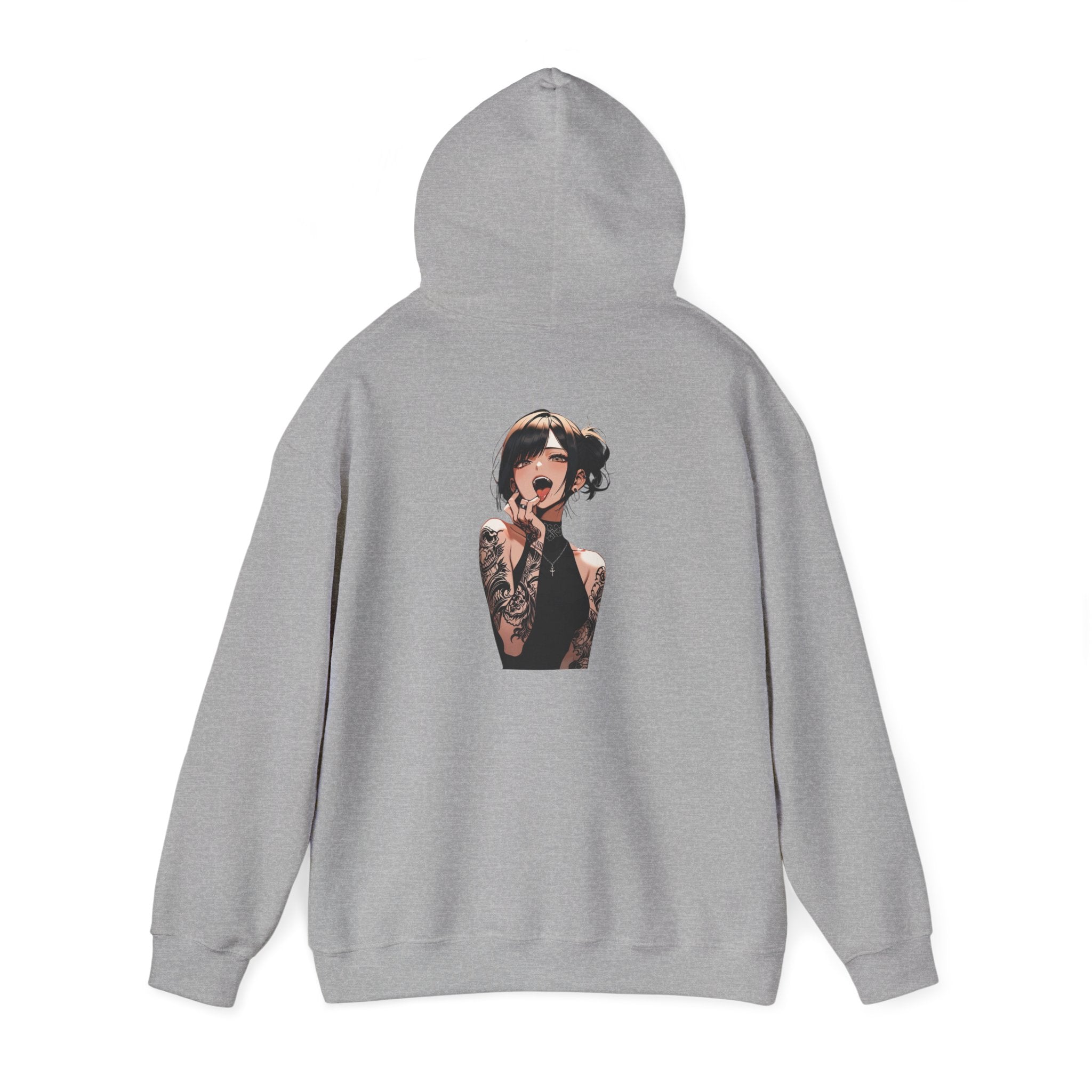 Gothic Himiko Toga Tattooed Ahegao Unisex Heavy Blend™ Hooded Sweatshirt