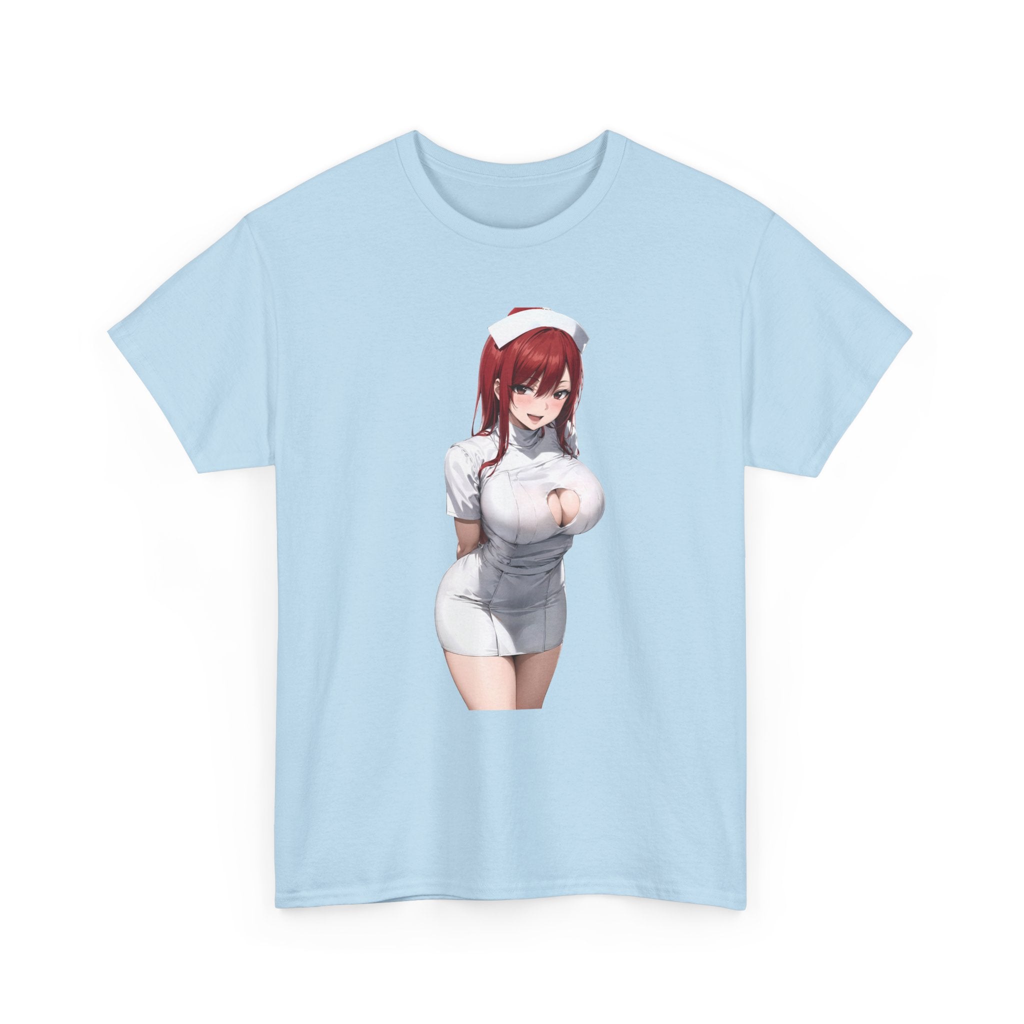 Ezra Scarlet Nurse Uniform Anime Heavy Cotton Tee