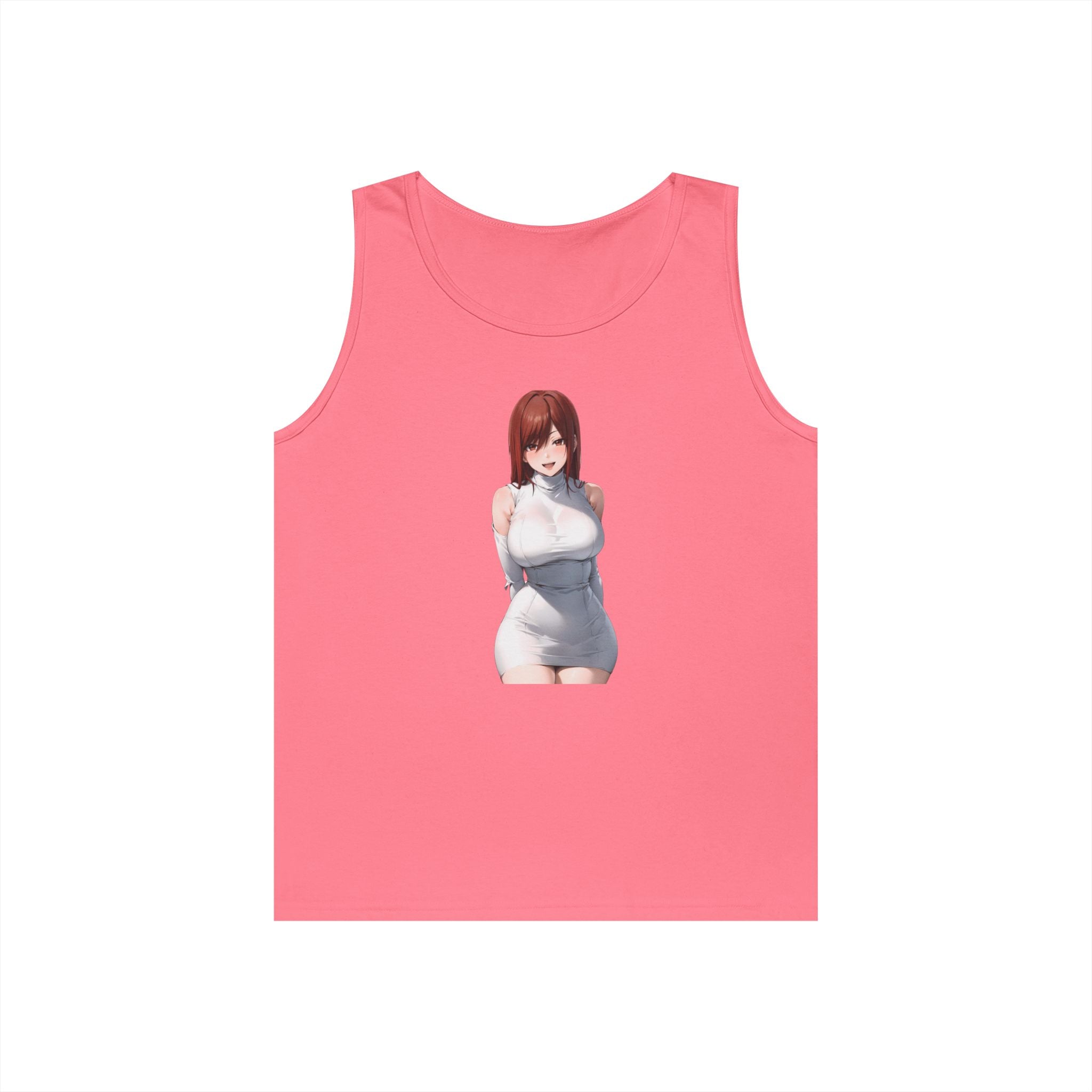 Ezra Scarlet Charming White Dress Anime Heavy Cotton Tank Top