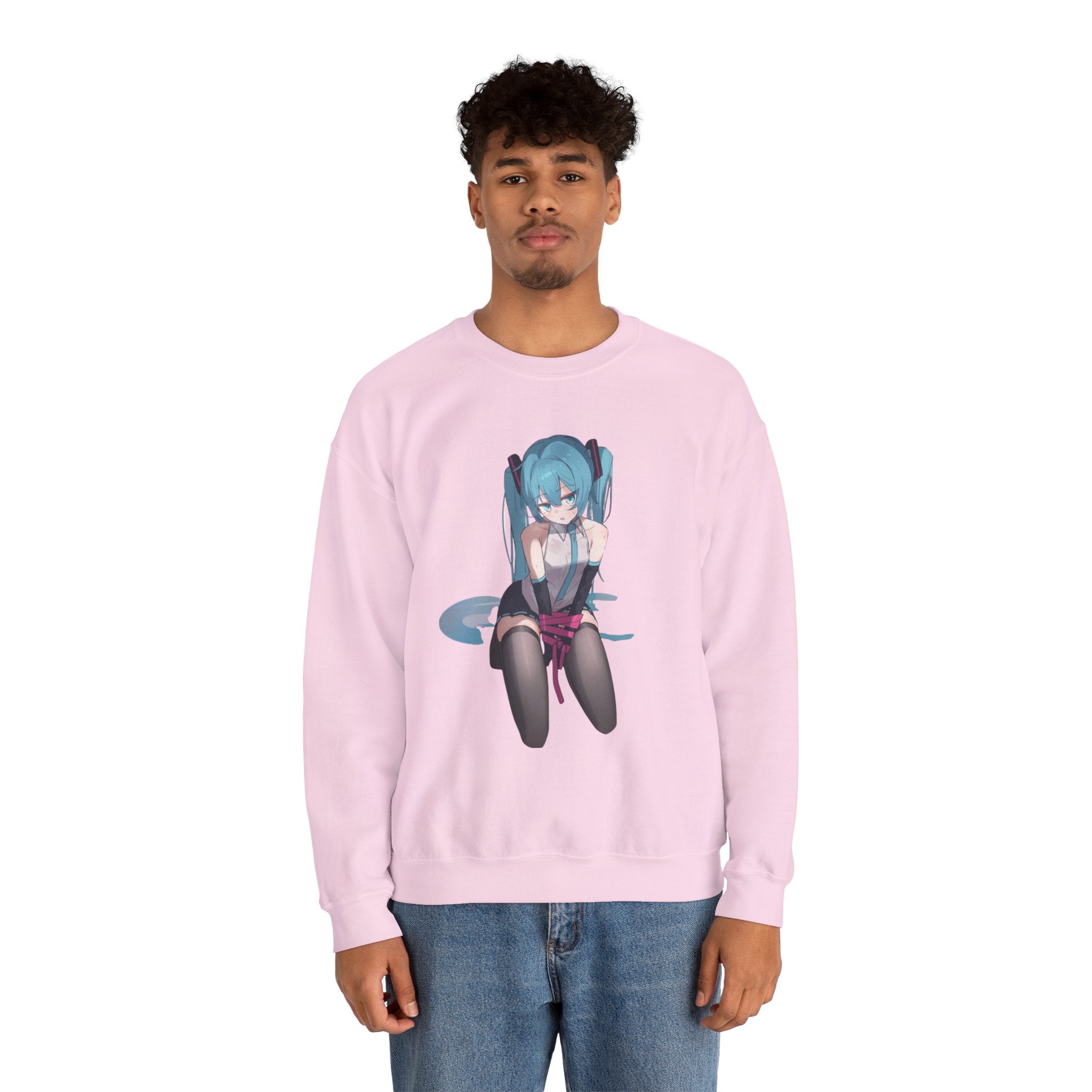 Hatsune Miku Bound Cute Anime Unisex Heavy Blend™ Crewneck Sweatshirt