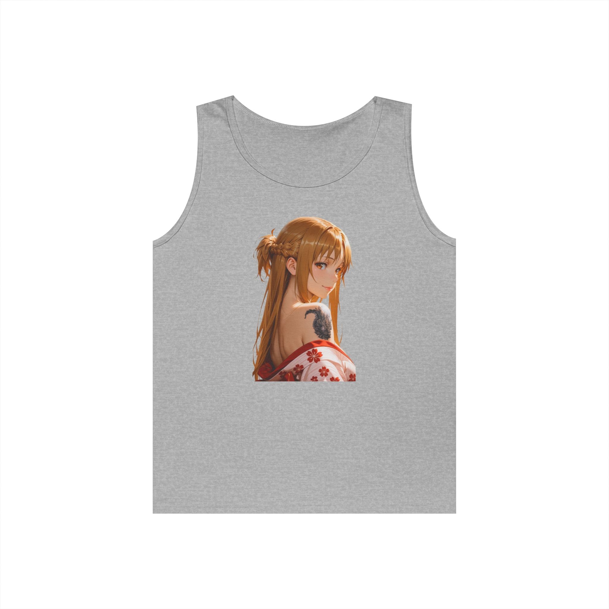 Asuna Kimono Tattoo Heavy Cotton Tank Top