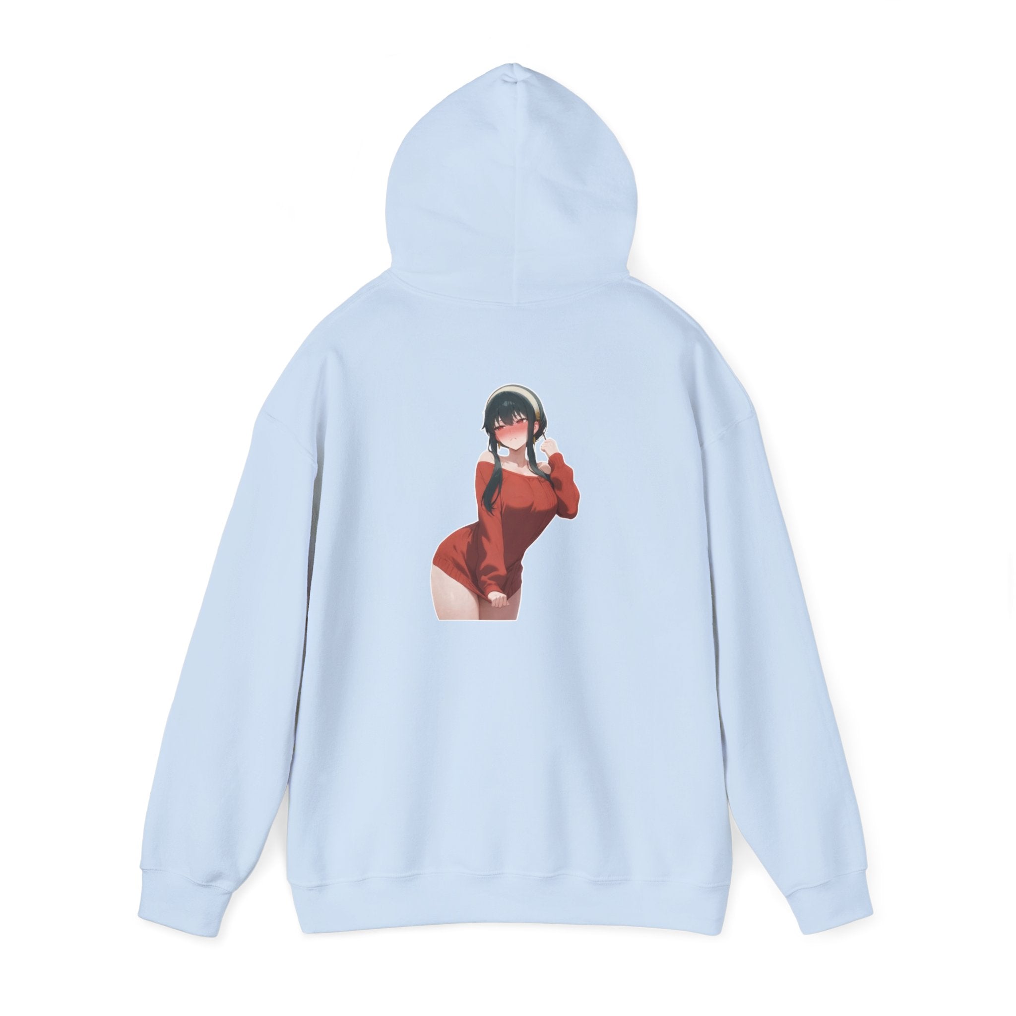 Yor Forger Blushing Waifu Unisex Heavy Blend™ Hooded Sweatshirt