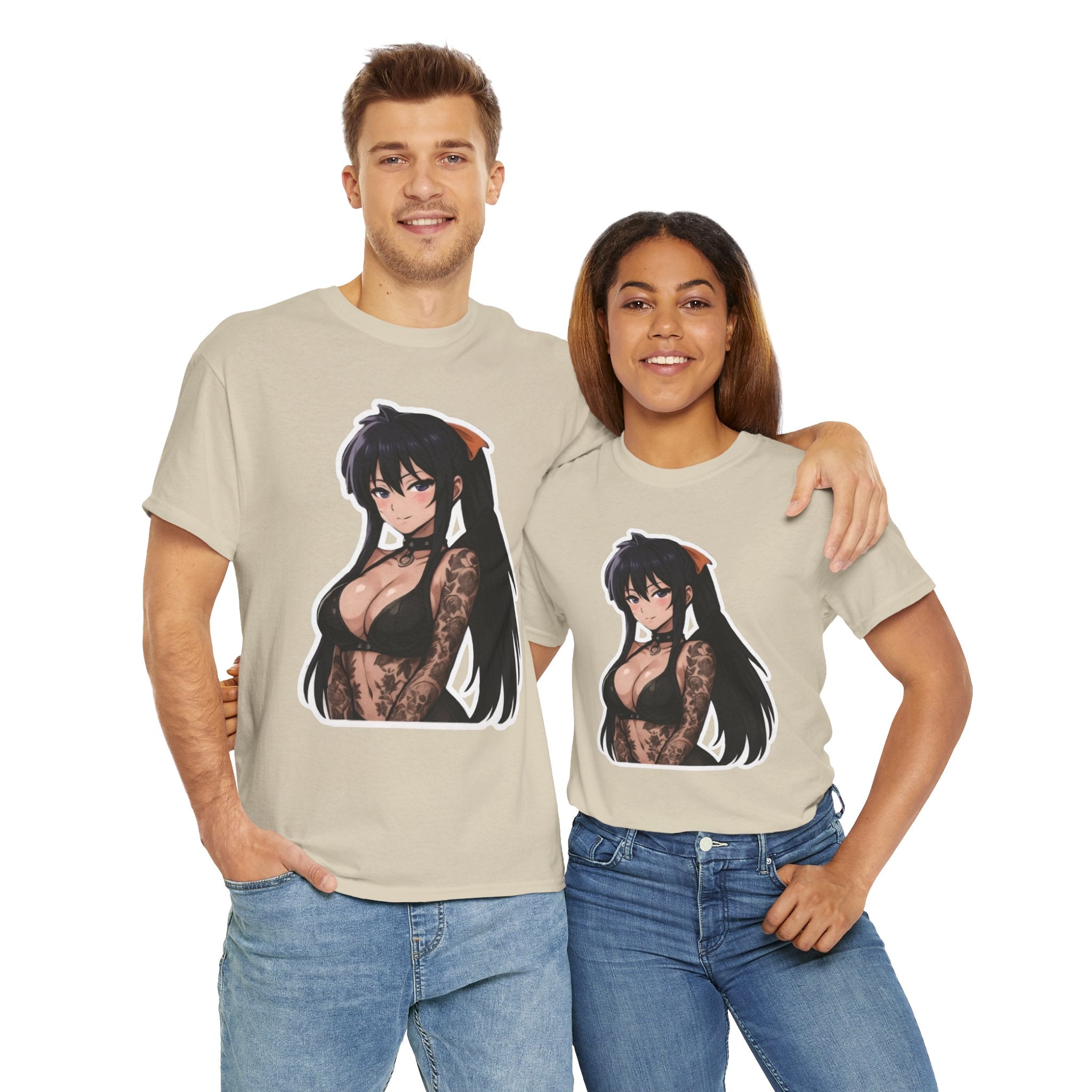 Akeno Himejima Unisex Heavy Cotton Tee